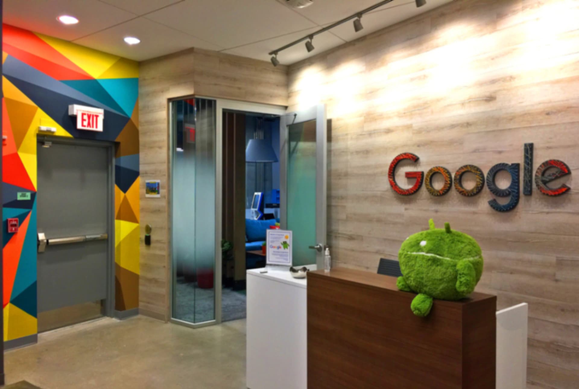 Google entrance South Florida headquarters by Murals Miami