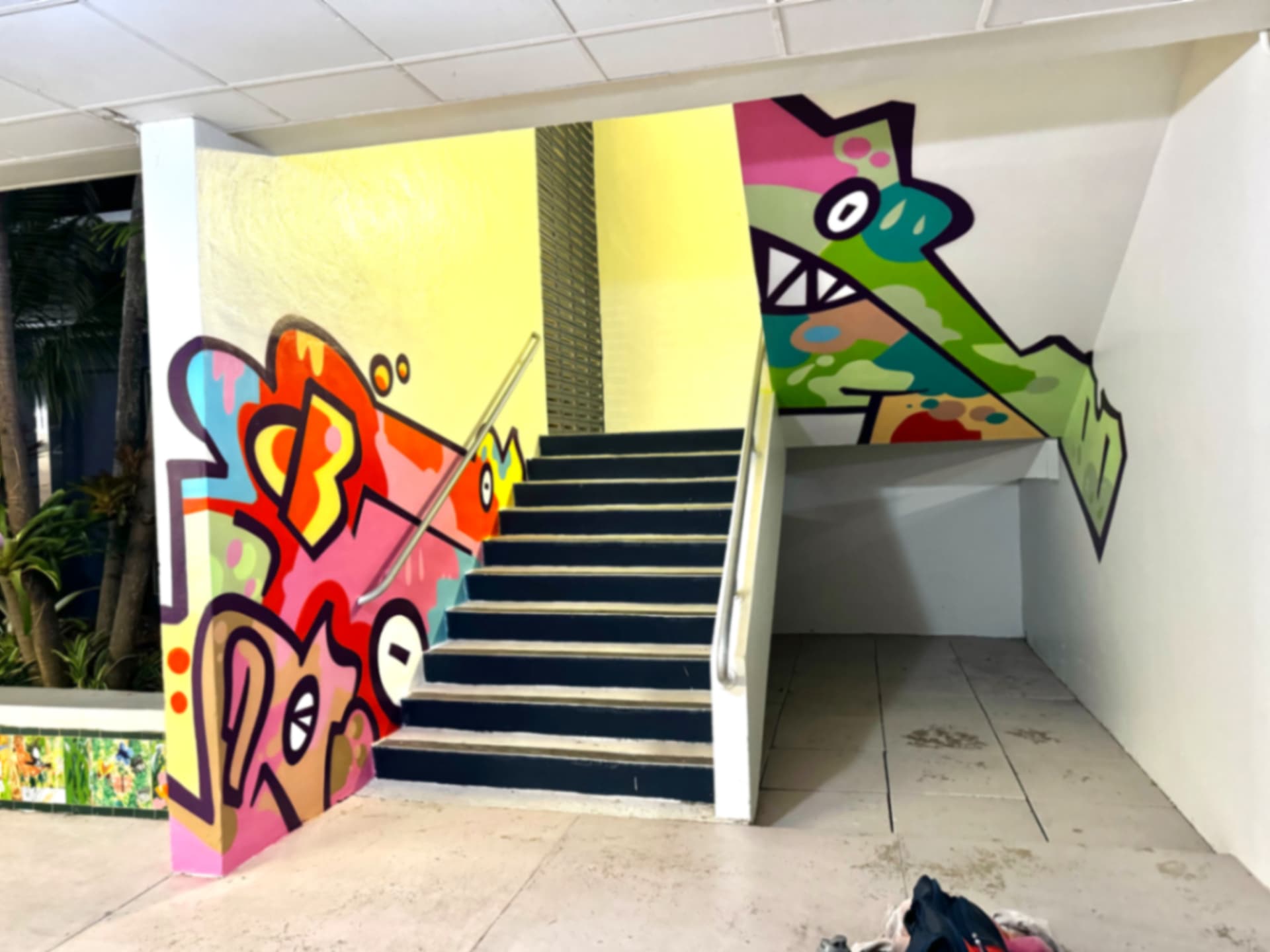 Vibrant Whimsy on the Steps of Pinecrest by Chuavevo