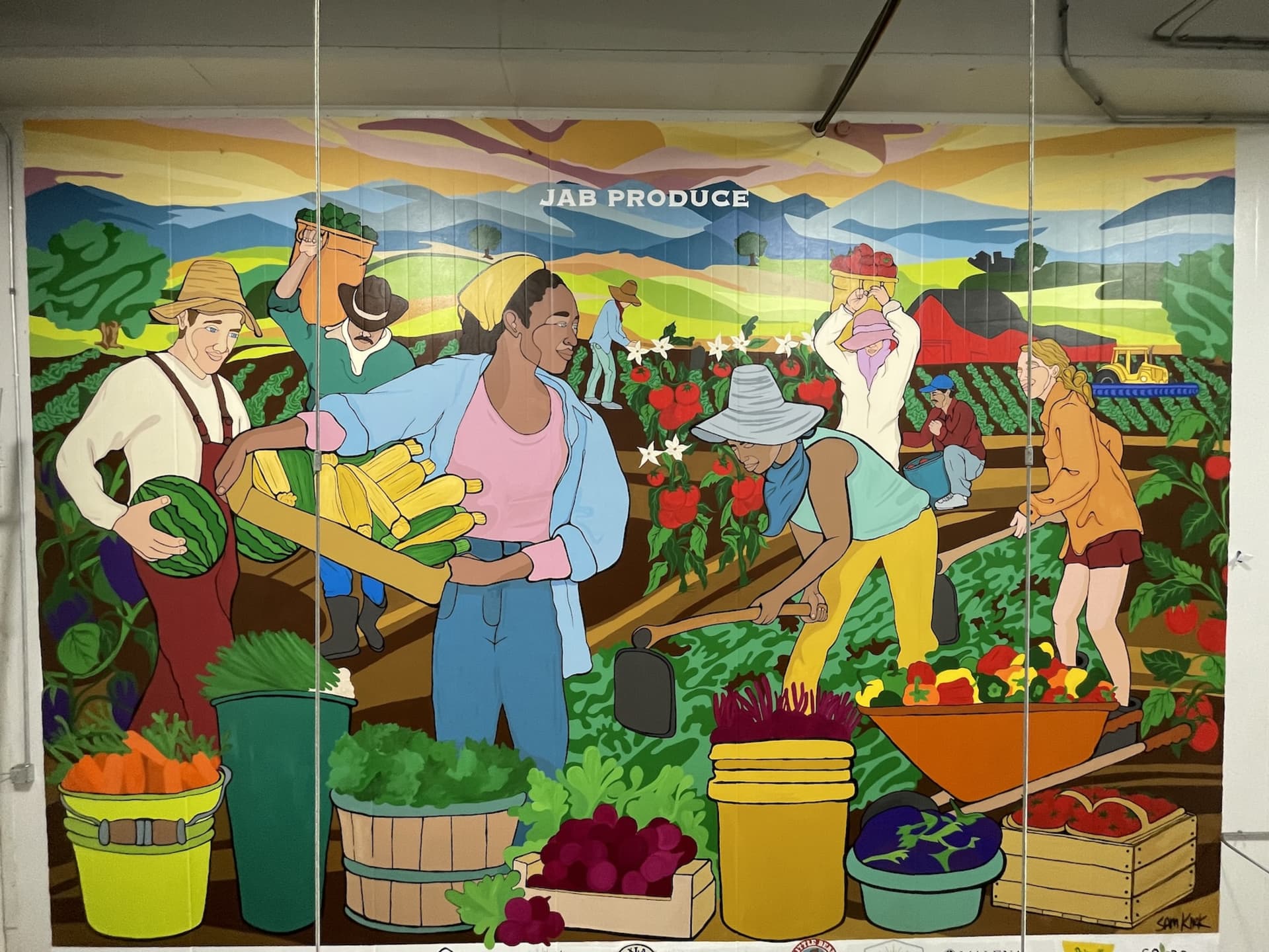 Tribute to Farm Workers by Sam Kirk