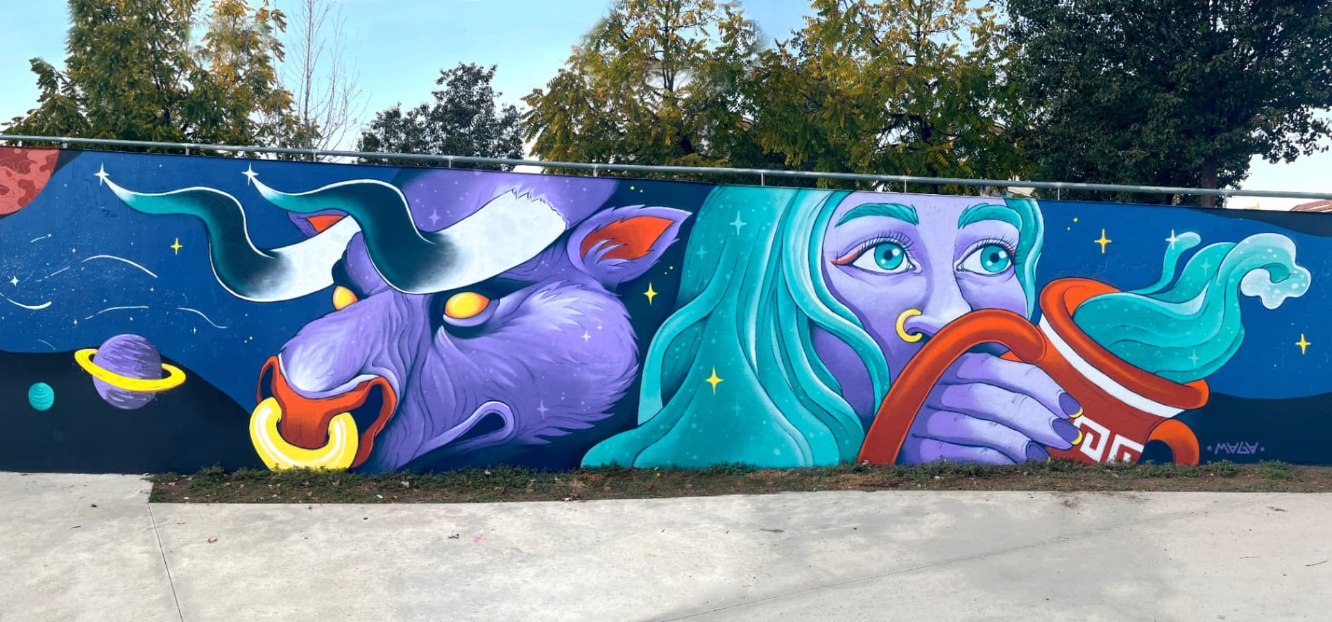 Taurus & Acuarius by Maga