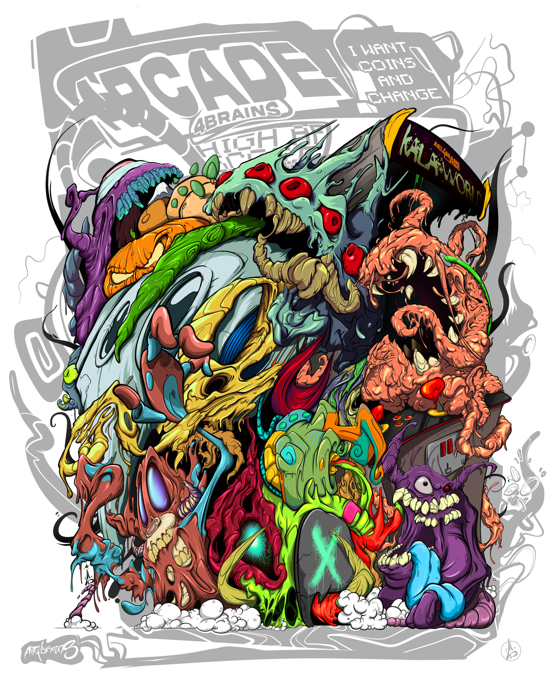 32-Bit Madness by Art4Brains