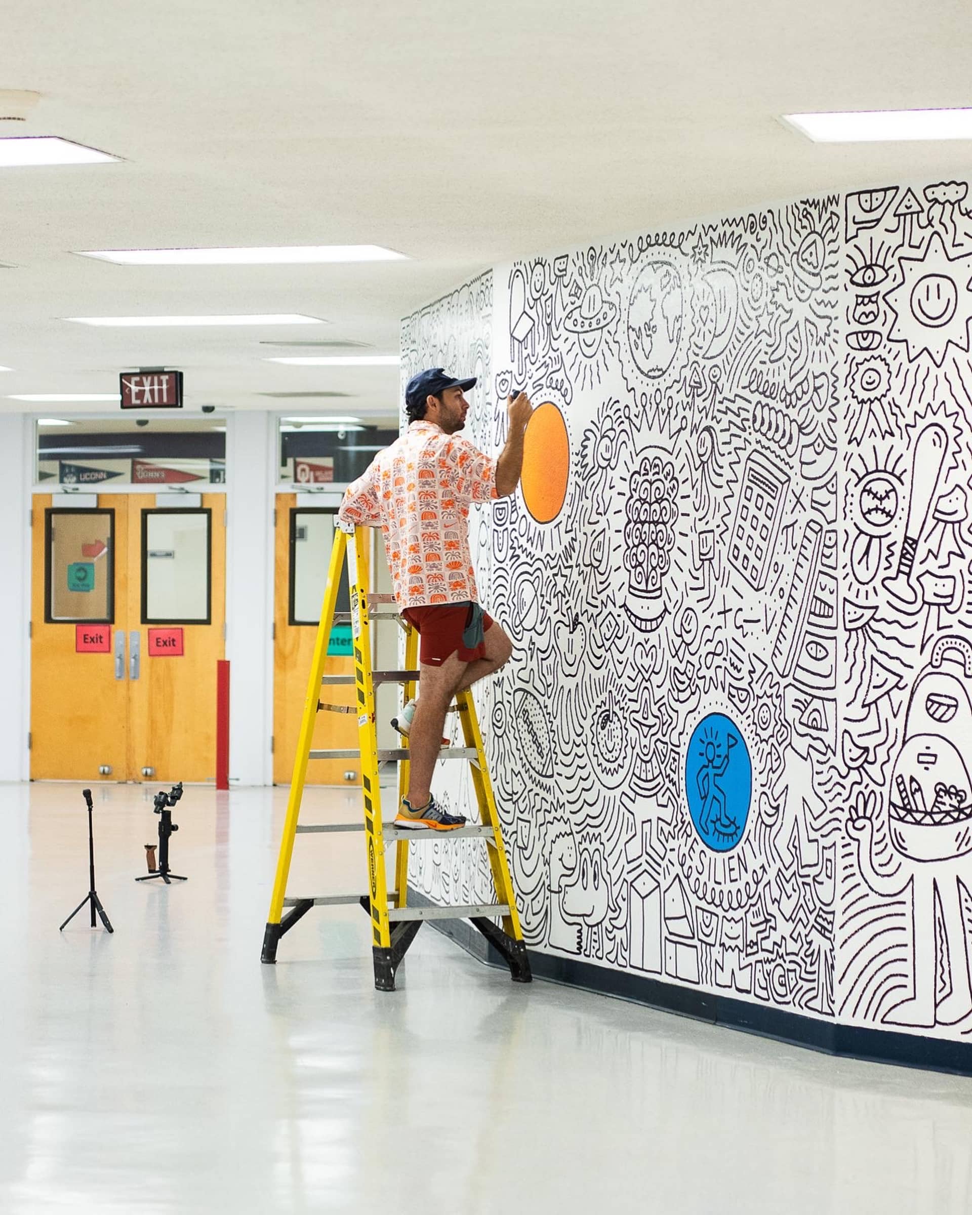 Vibrant Whimsy in Urban Expression by Pretty Done