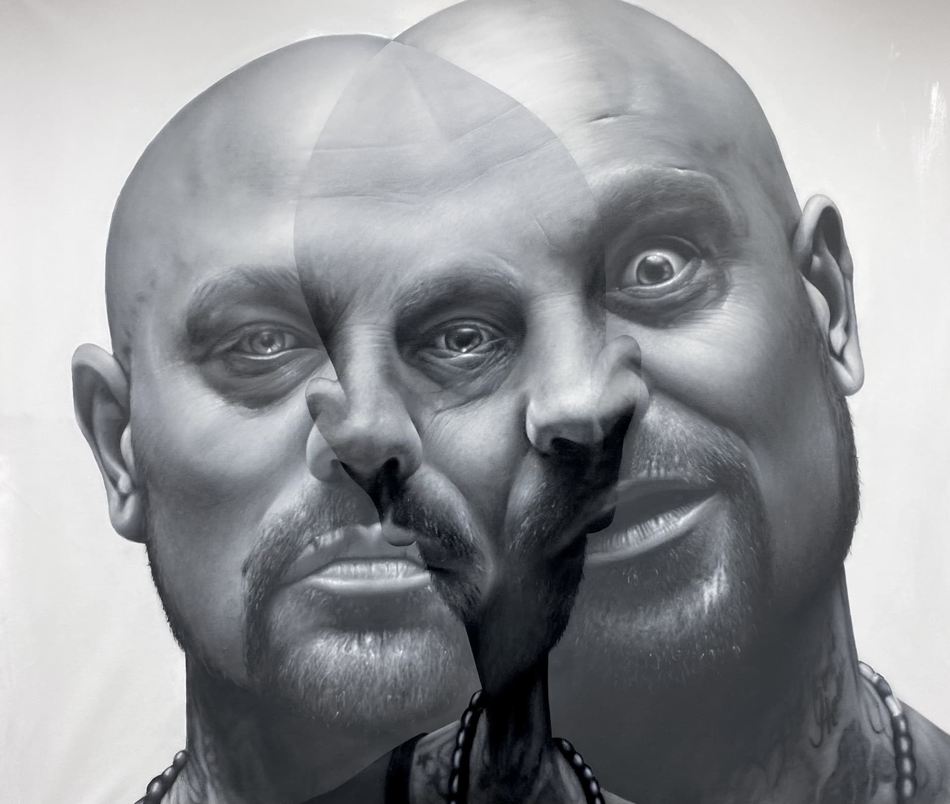 Duality of Identity in Monochrome Shadows by JEKS ONE