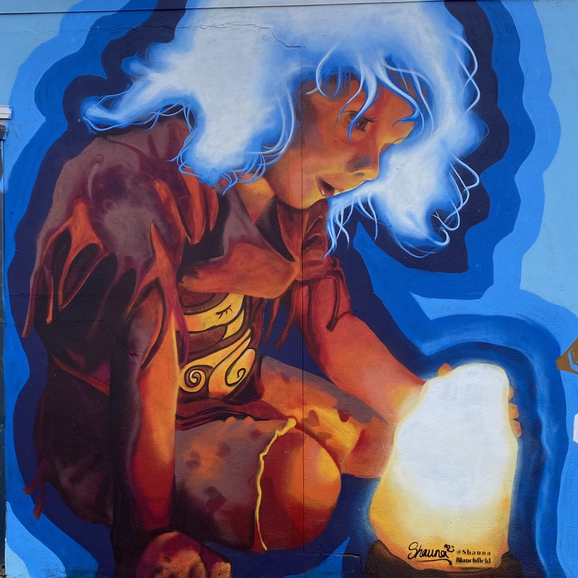 Illuminating Dreams in a Colorful Embrace by Shauna Anseo