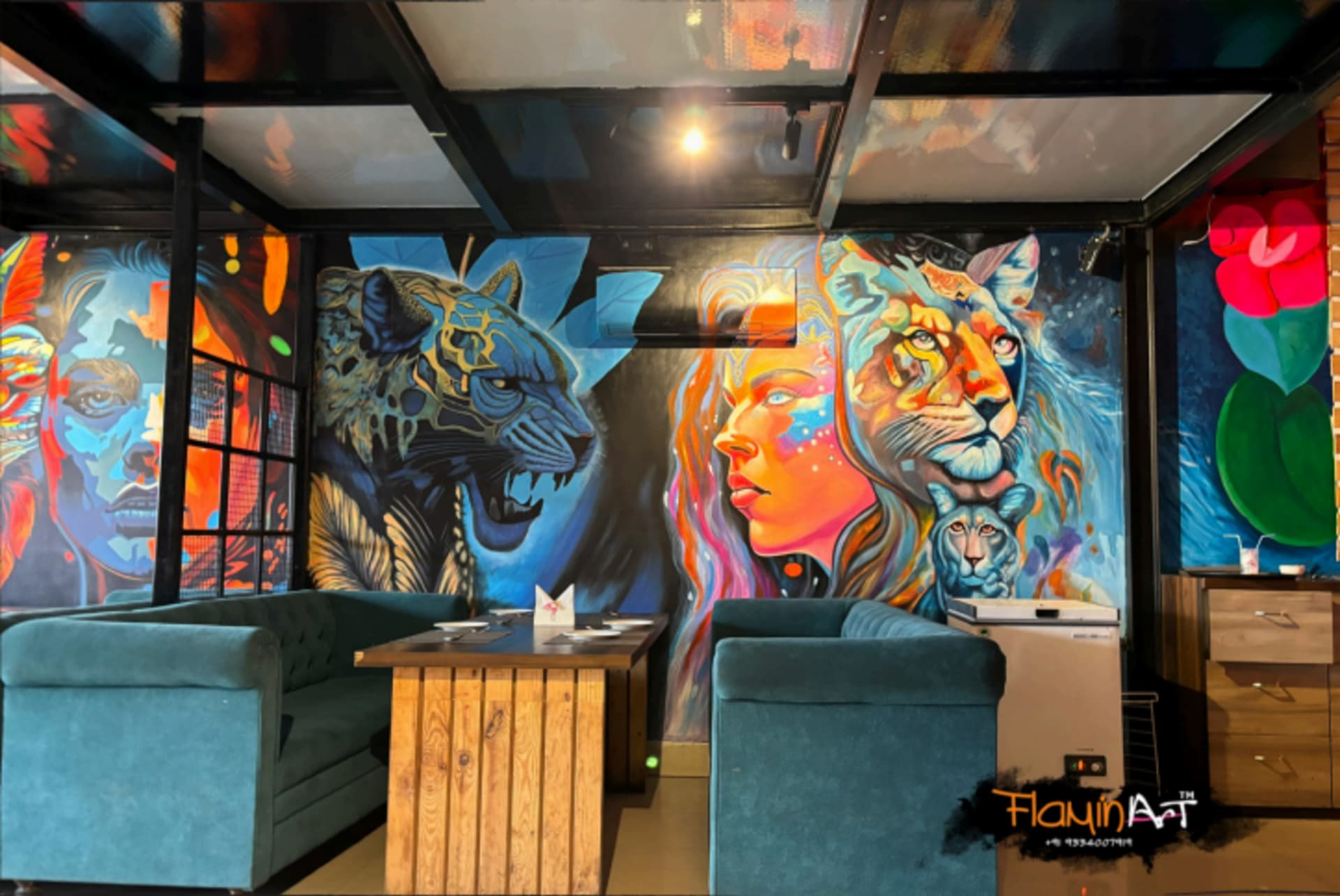Wild Harmony in Vivid Color and Form by Flamin Art