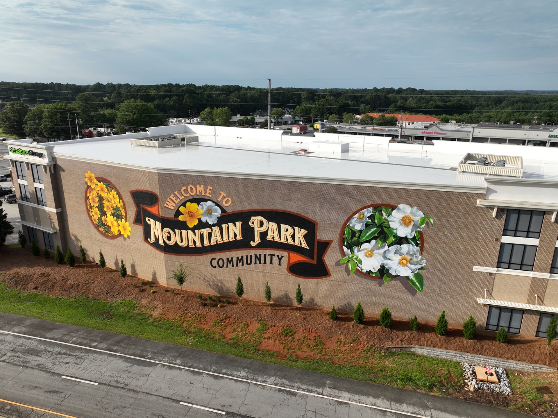 Welcome to Mountain Park mural by anat ronen