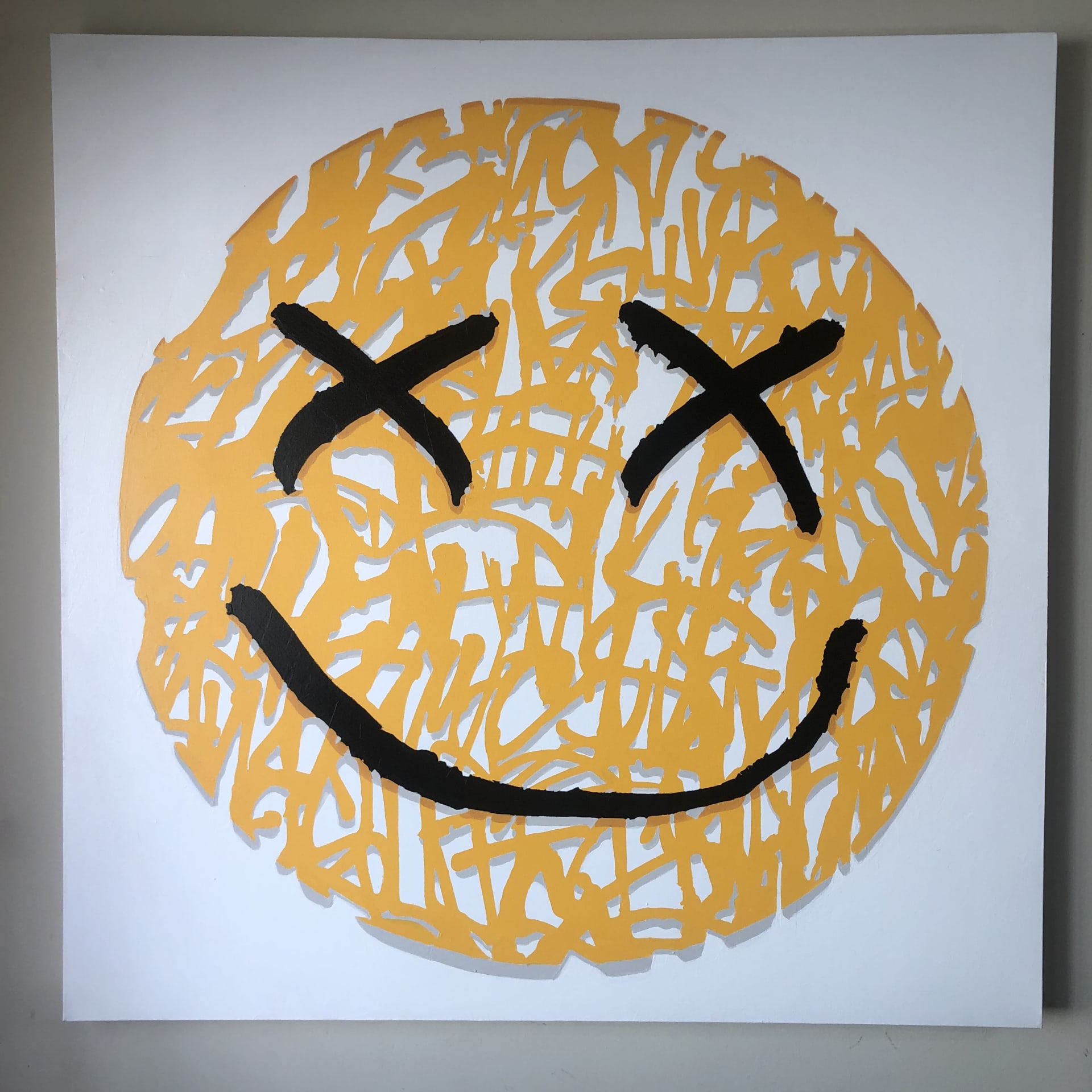 Chaotic Joy in a Smiling Mask by Armen Ges