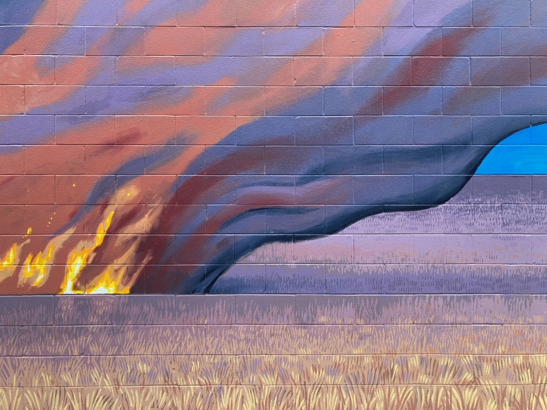 Prairie Fire (detail) by David Carmack Lewis