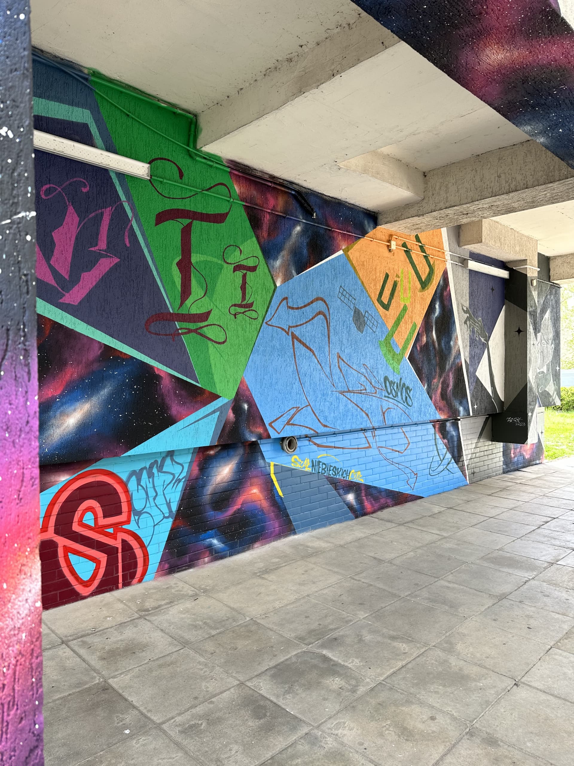 Cosmic Geometry in Urban Expression by shkic.er