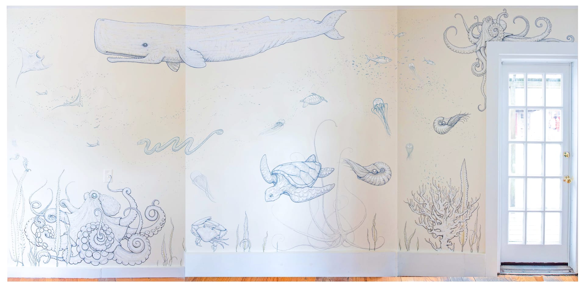 Whispers of the Deep Blue Dreamscape by Zoe Markham