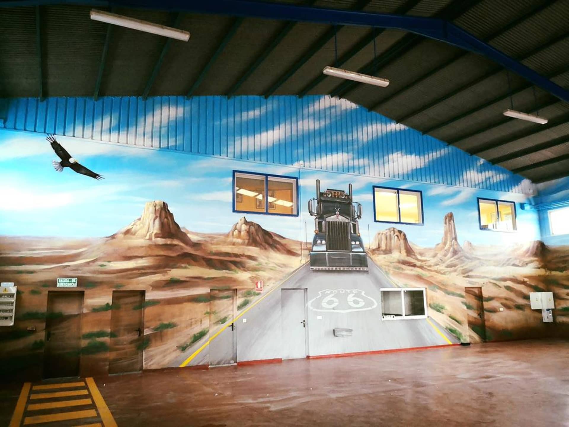Rute 66 by Pintando Murales