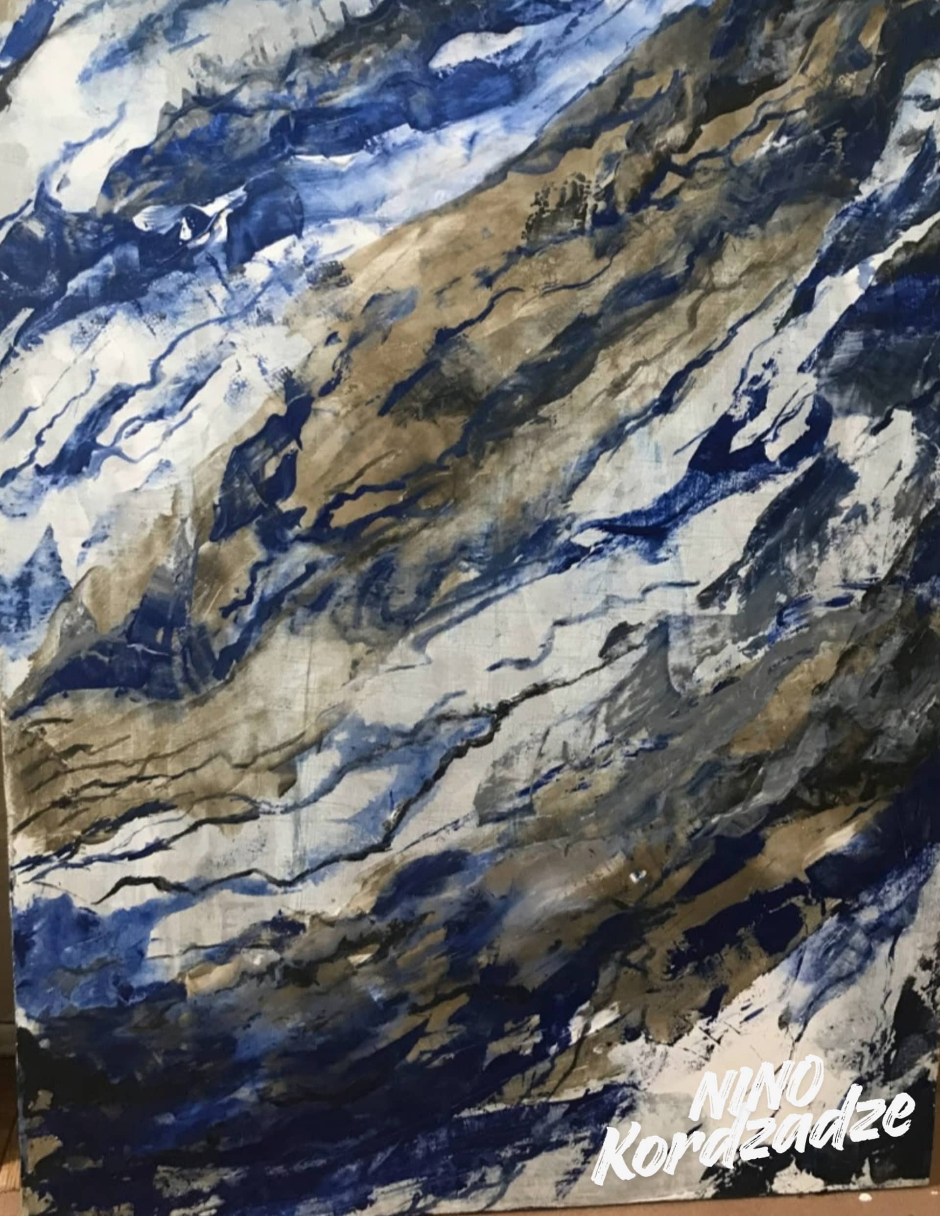 Marbled Wall by Nino Kordzadze