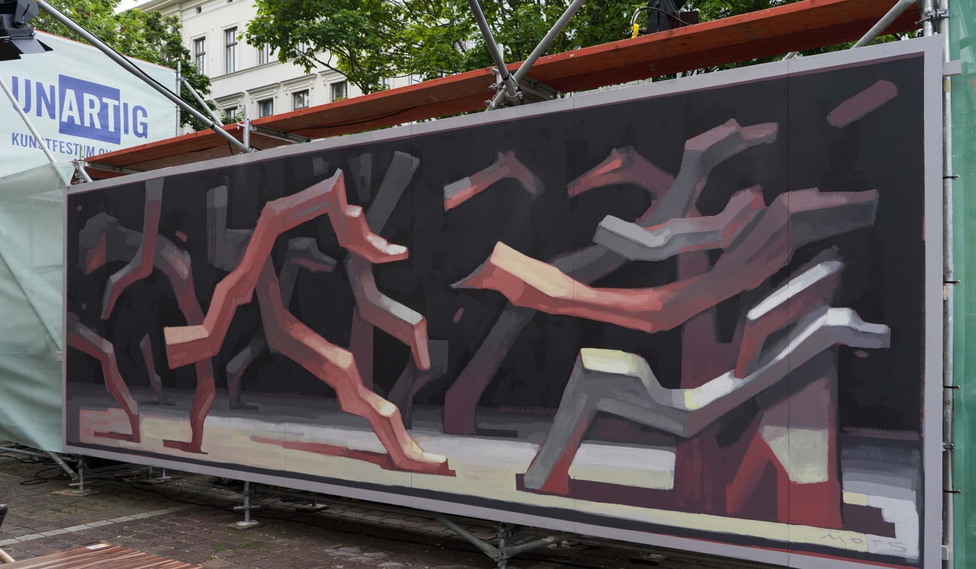 Floating Mural for URBAN NATION 