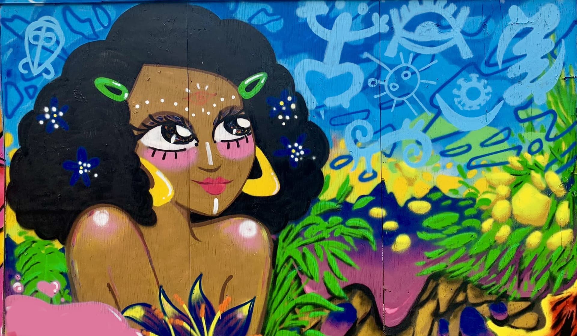 Embrace of Colorful Dreams and Nature's Spirit