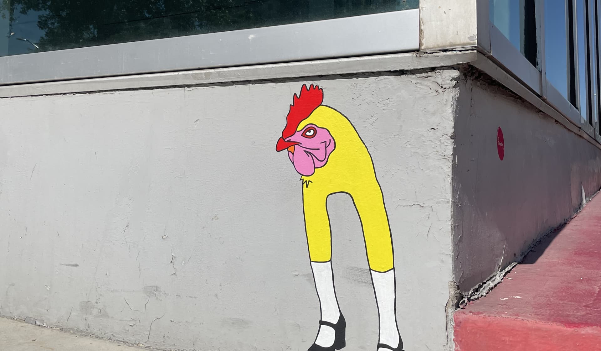 Chickens in Heels: A Playful Urban Encounter