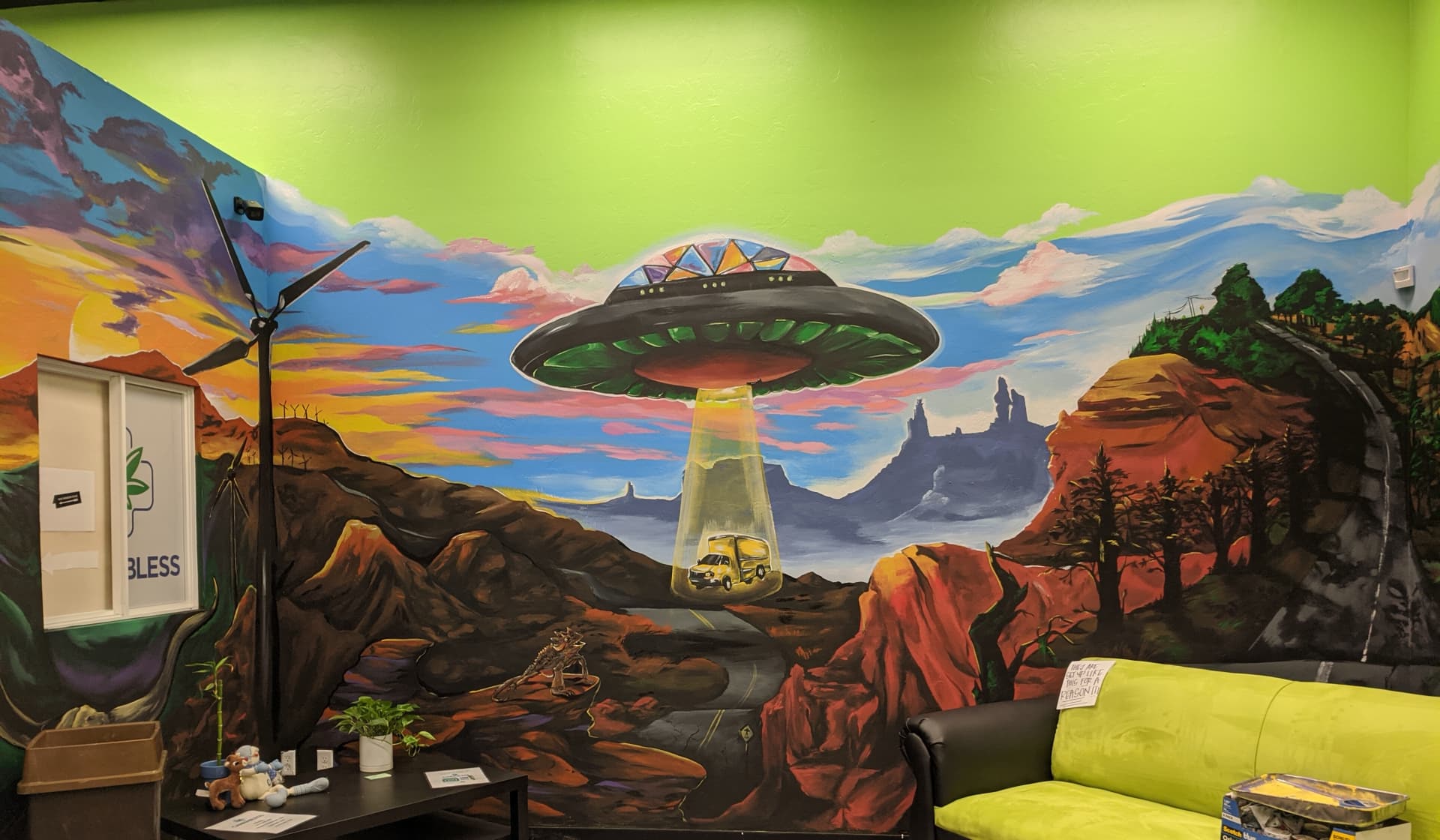 Cosmic Journey Through Vibrant Landscapes