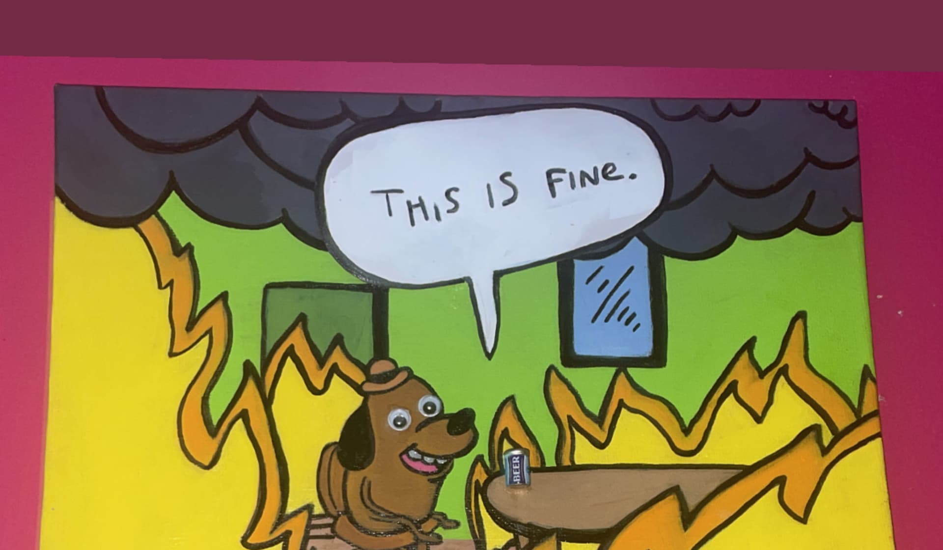 Chaos in a Canine's Calm World