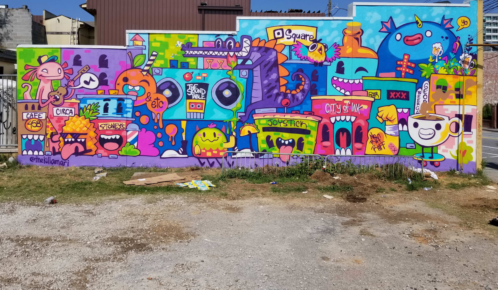 Vibrant Whimsy in Atlanta's Urban Canvas