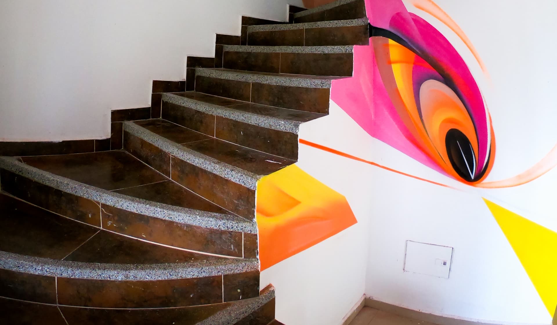 Vibrant Ascension Through Colorful Dimensions