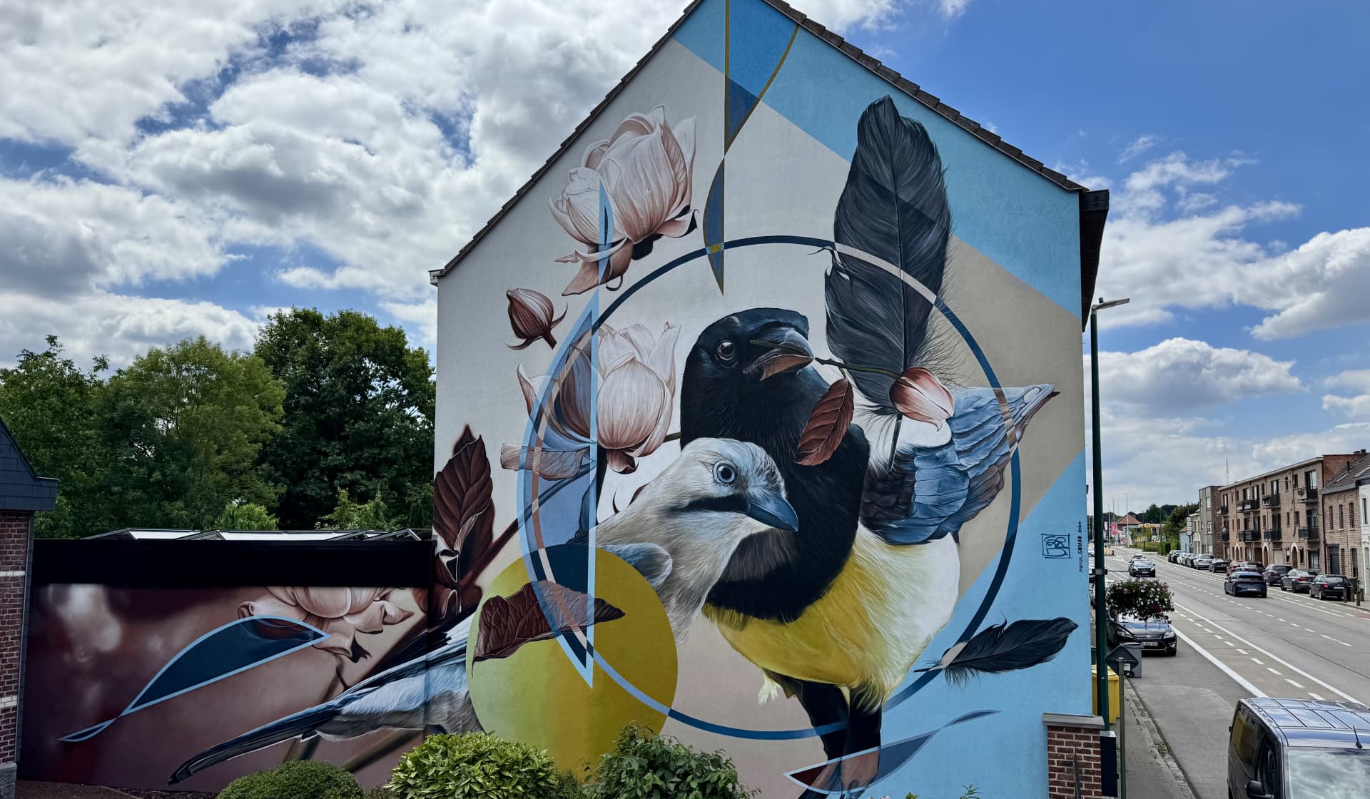 Garden of feathers