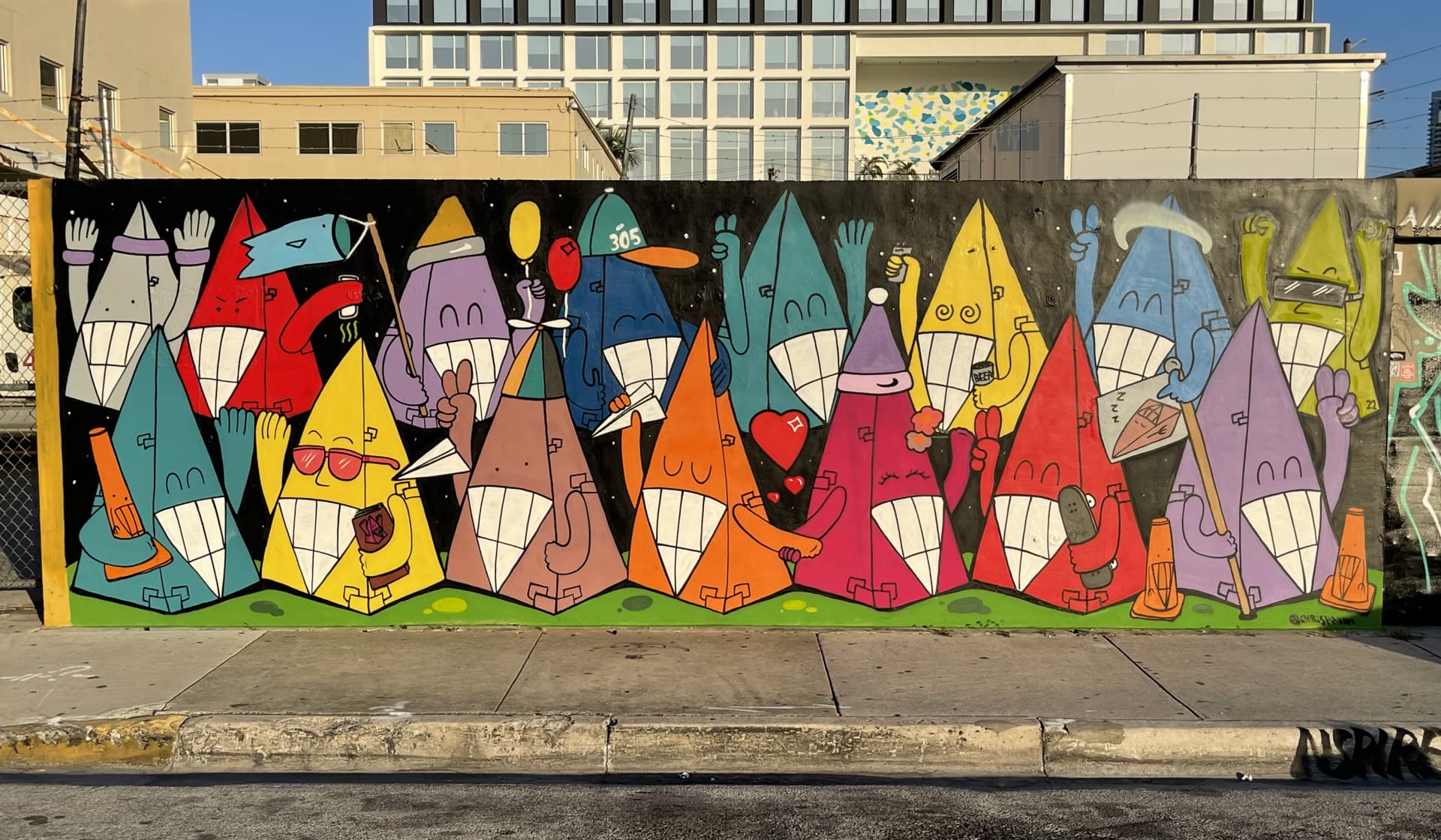 Pyramid people party