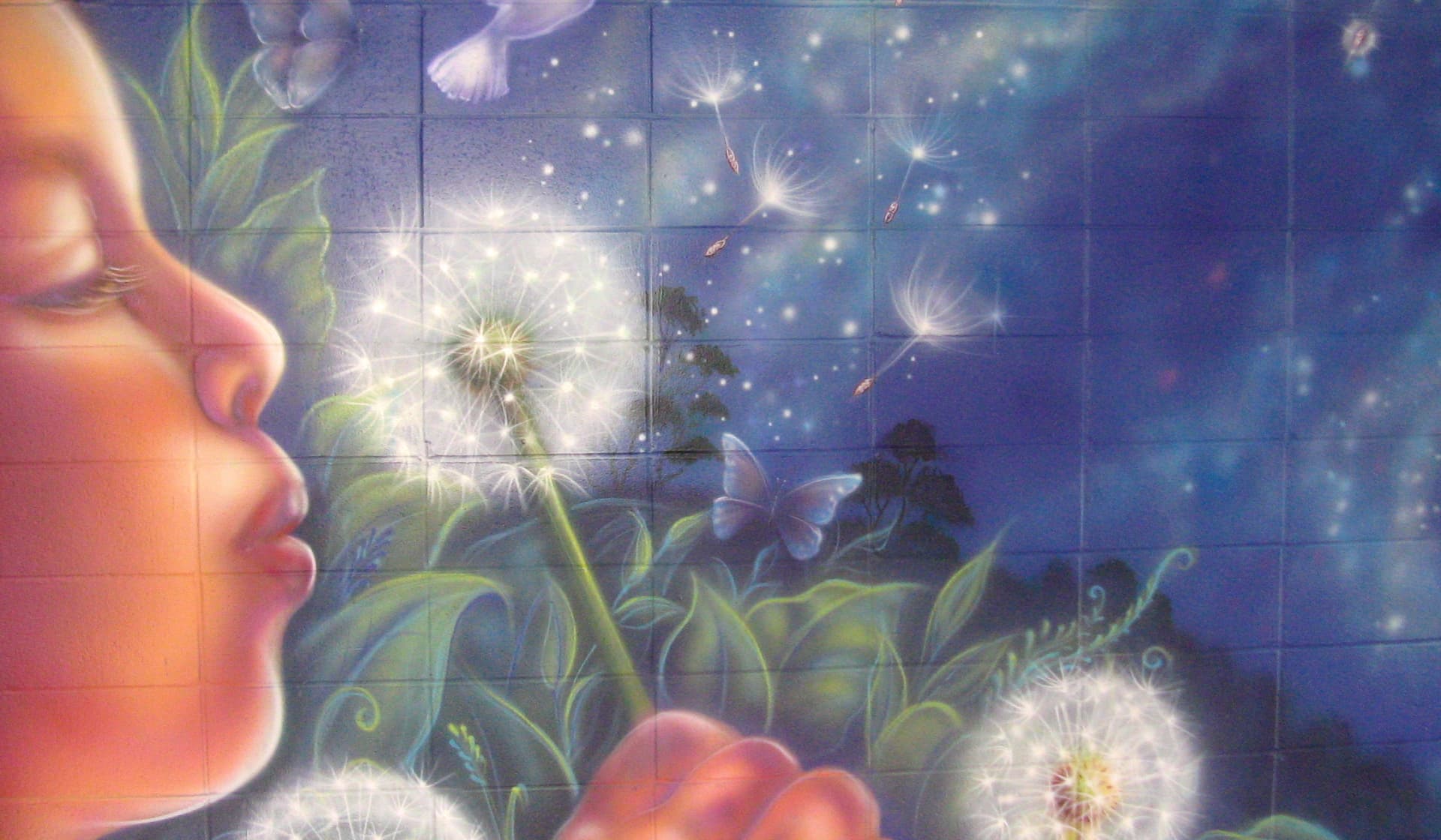 Yoga Studio Mural 