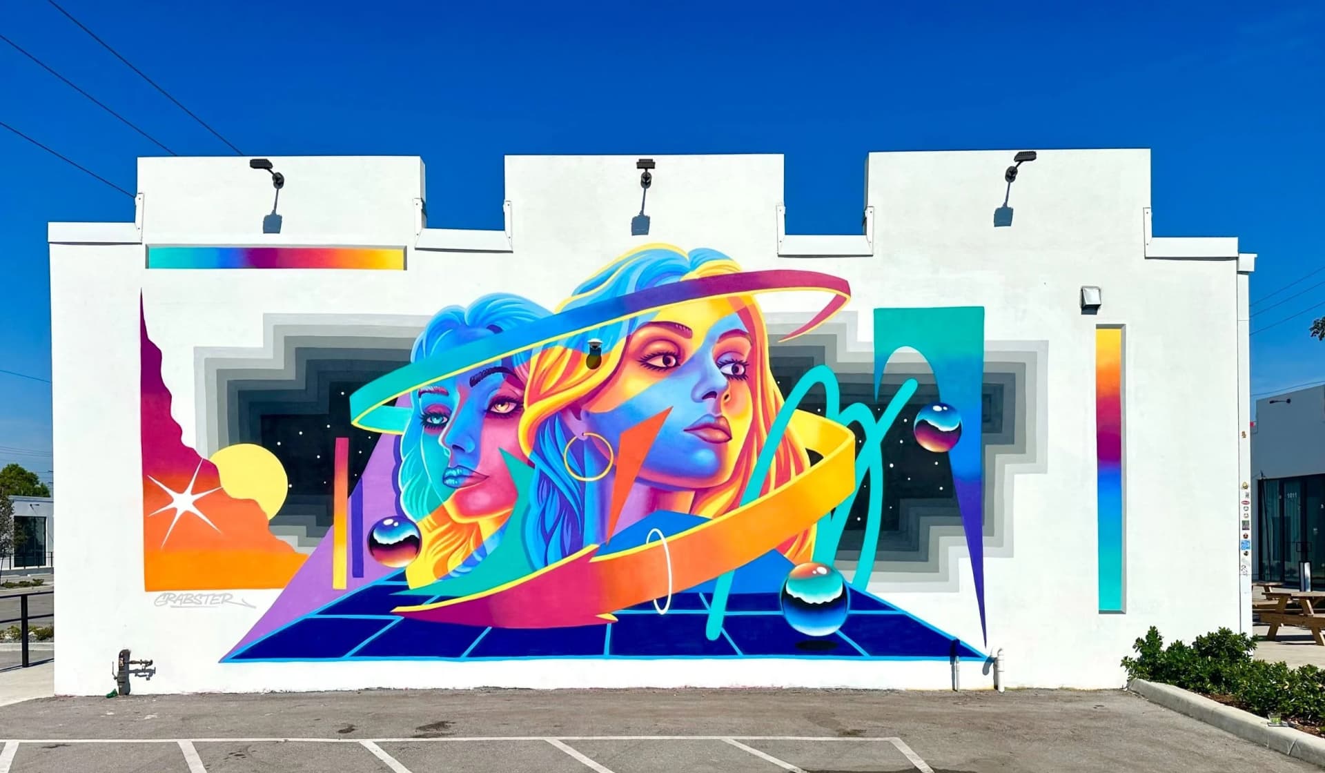 Cosmic Reflections of Vibrant Femininity