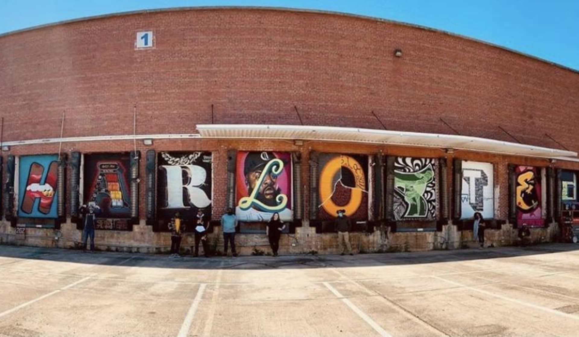 We Are Hip Hop CHARLOTTE Letter Mural