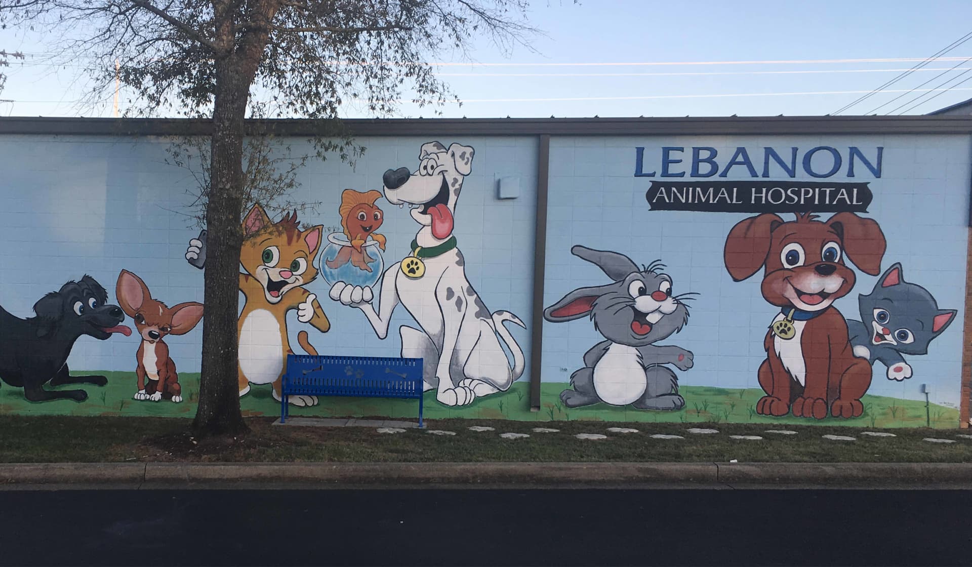 Lebanon Animal Hospital Mural