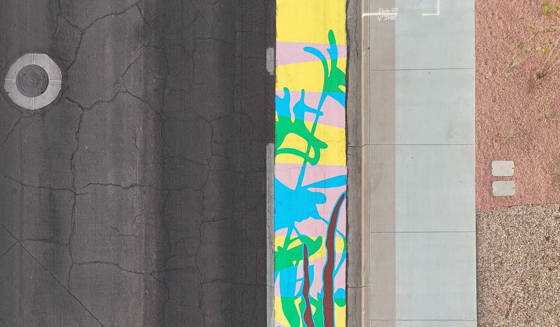 Holdeman Bike Lanes Close up