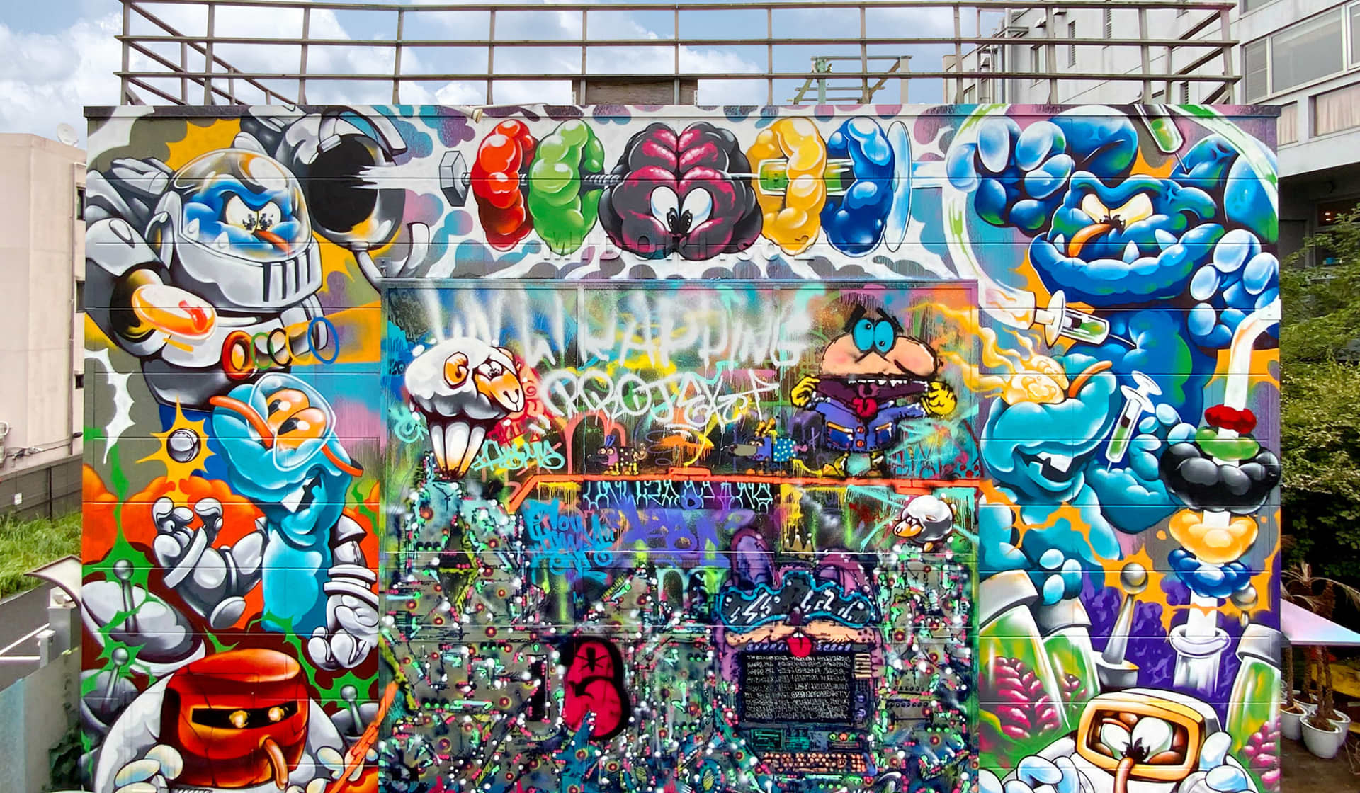 Anthropomorphic Creatures in Vivid Dreamscape