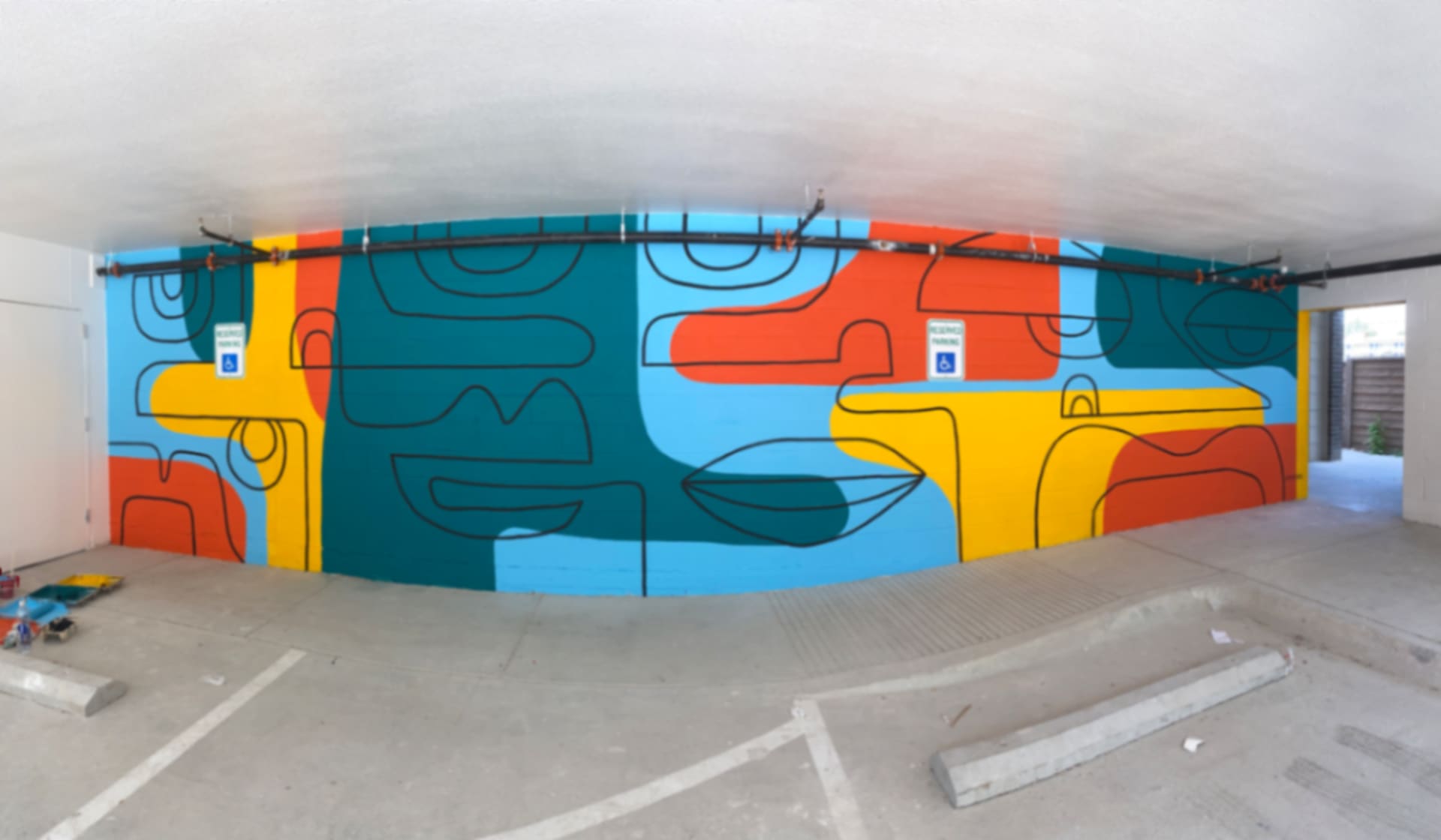 Abali Apartments Mural #1