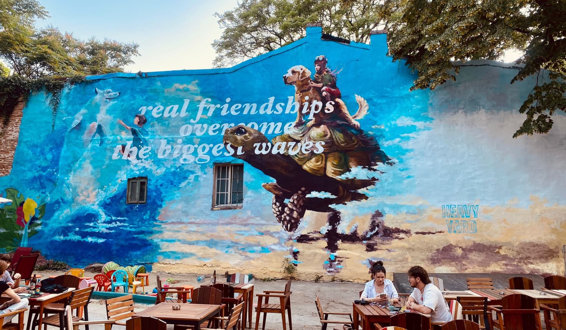 real frienships overcome the biggest waves