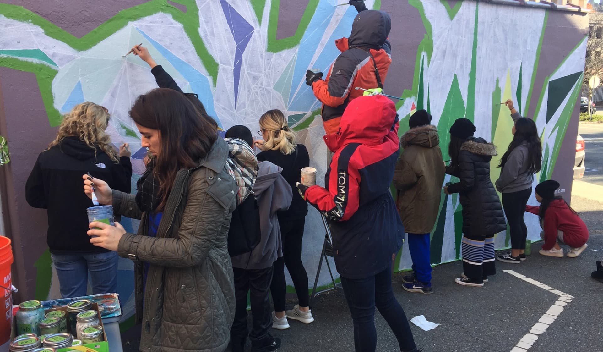 Love, Montclair, community painting component