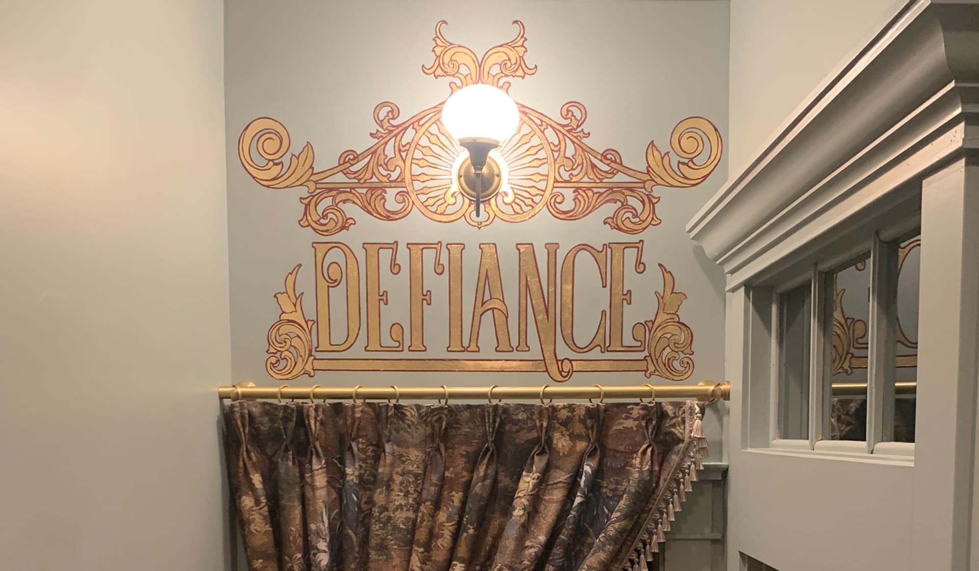 Defiance Speak Easy Victorian Art Deco Signage