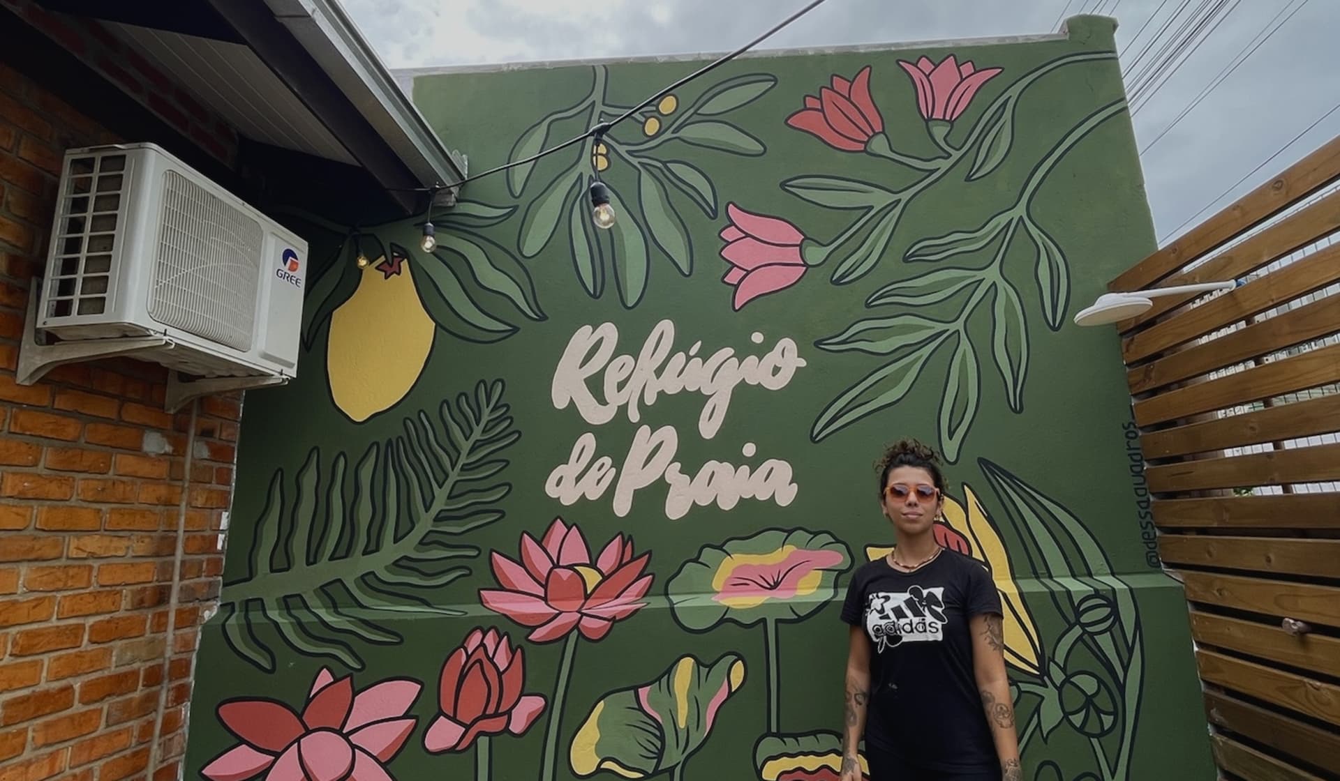 Tropical Sanctuary of Color and Life