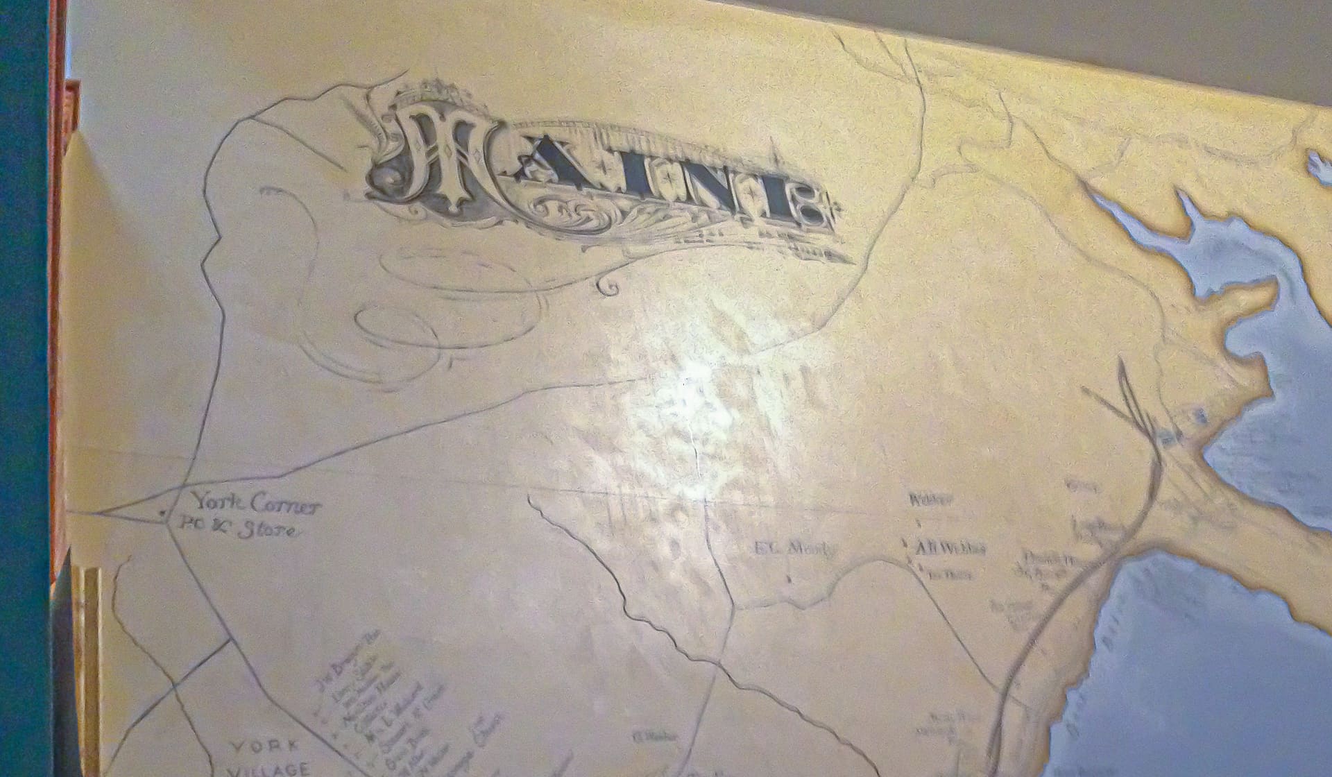 Cartographic Dreams of Coastal Maine