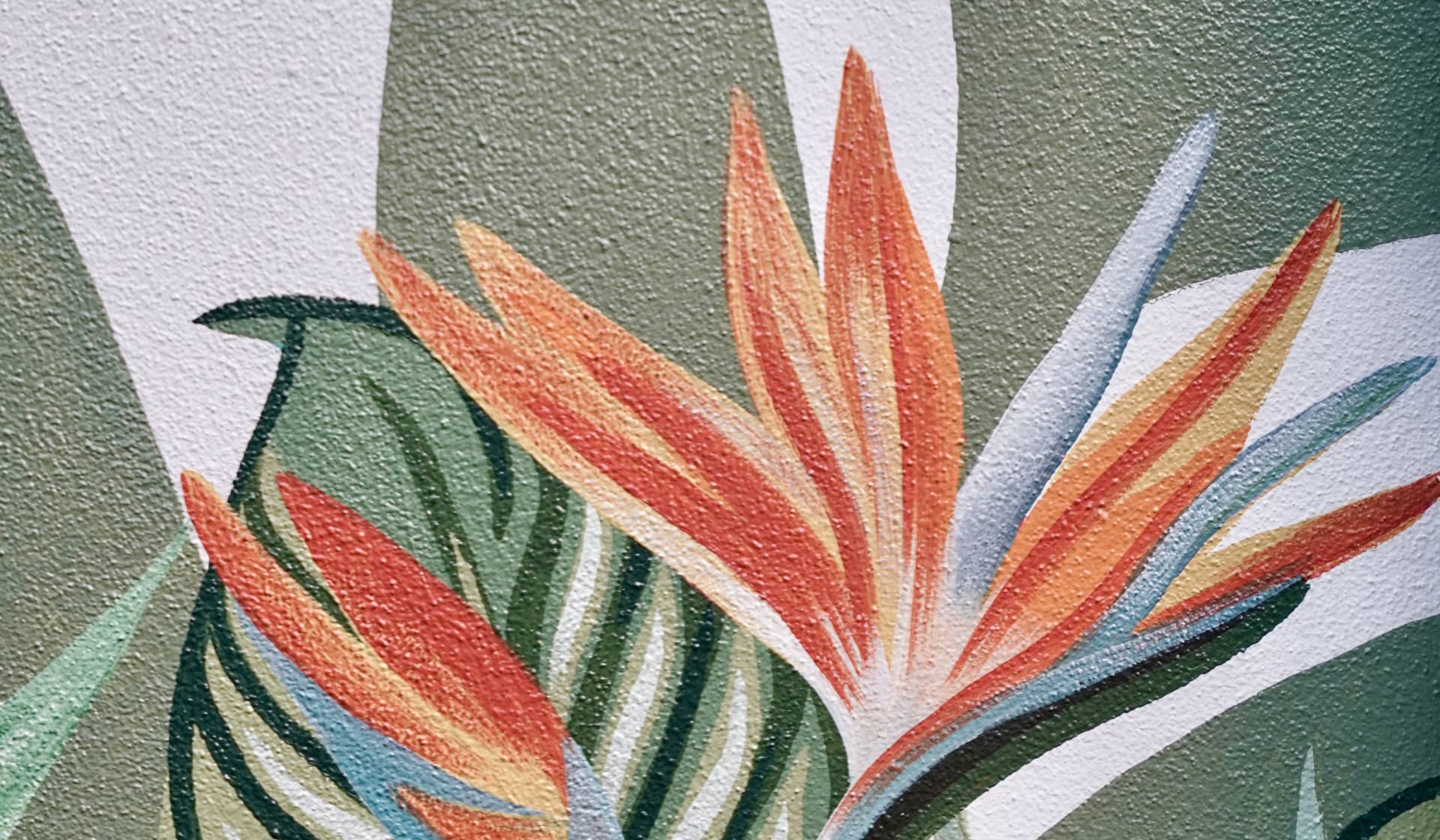 Tropical Whispers in Vibrant Bloom