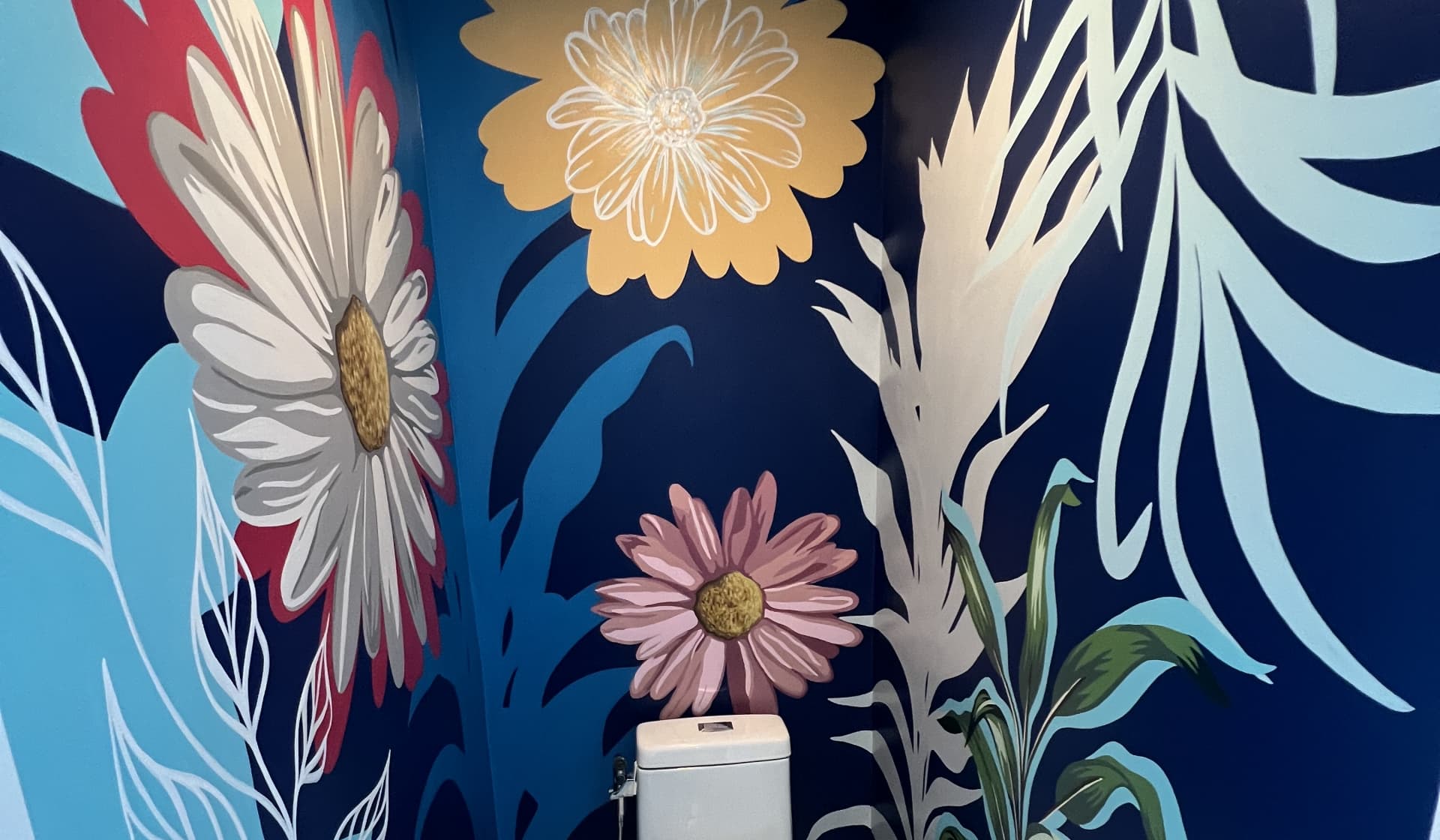 Floral Reverie in a Serene Space