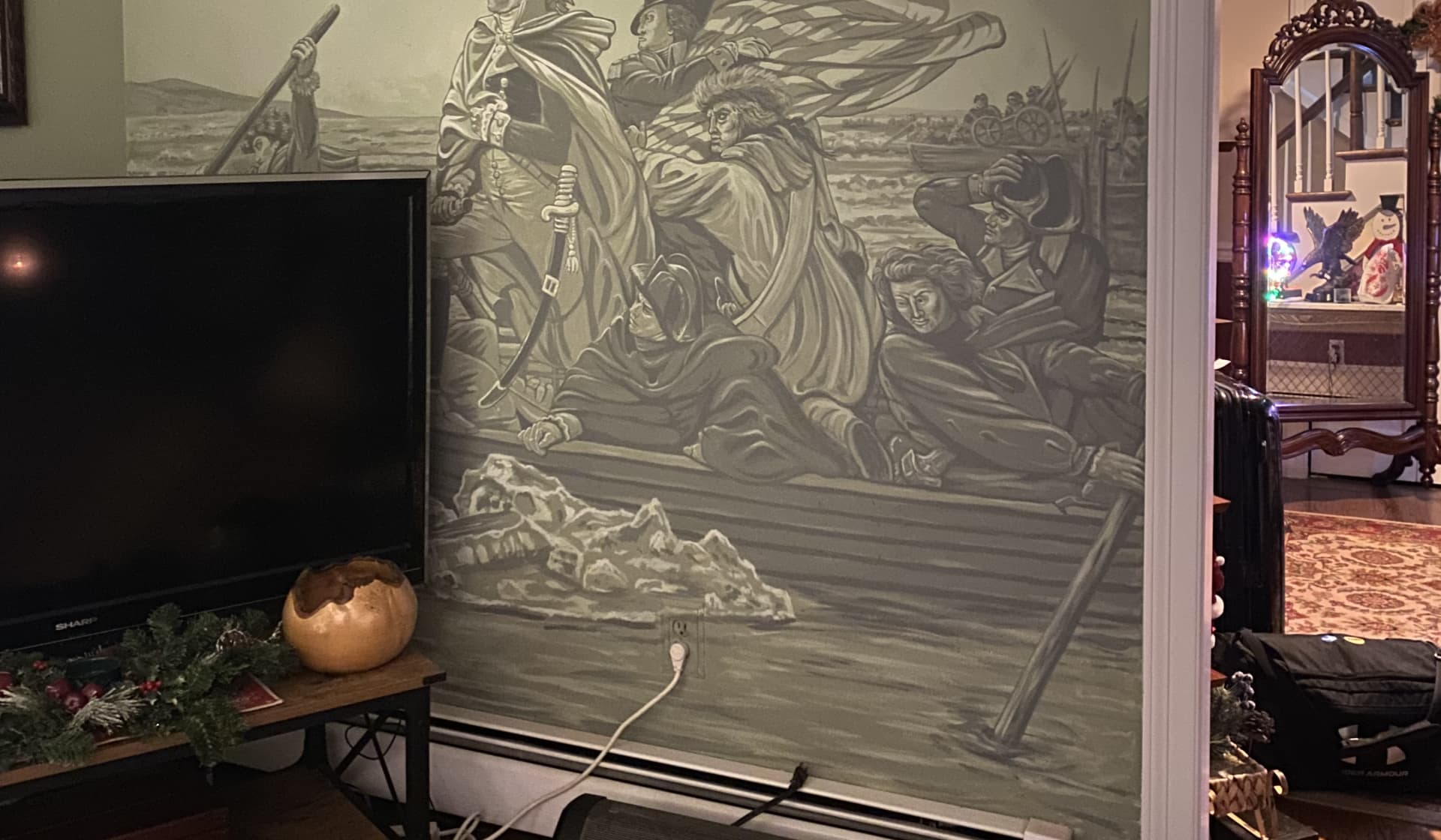 Washington Delaware Crossing Mural