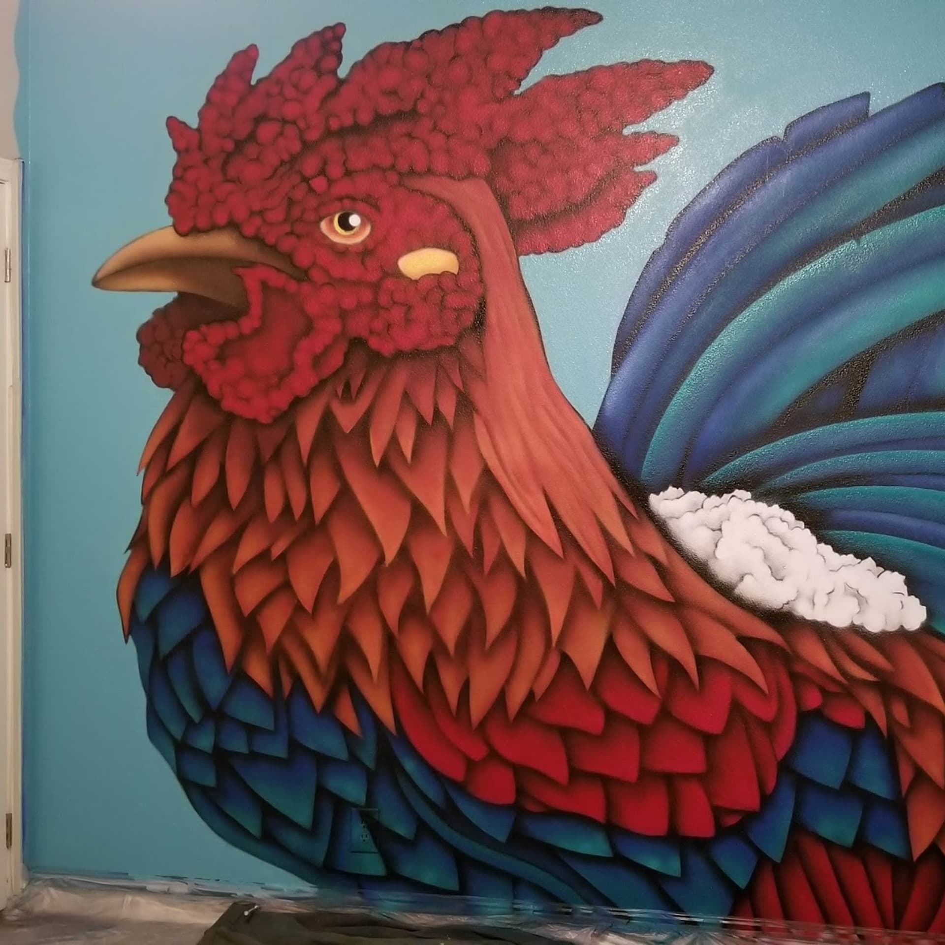 Rooster detail