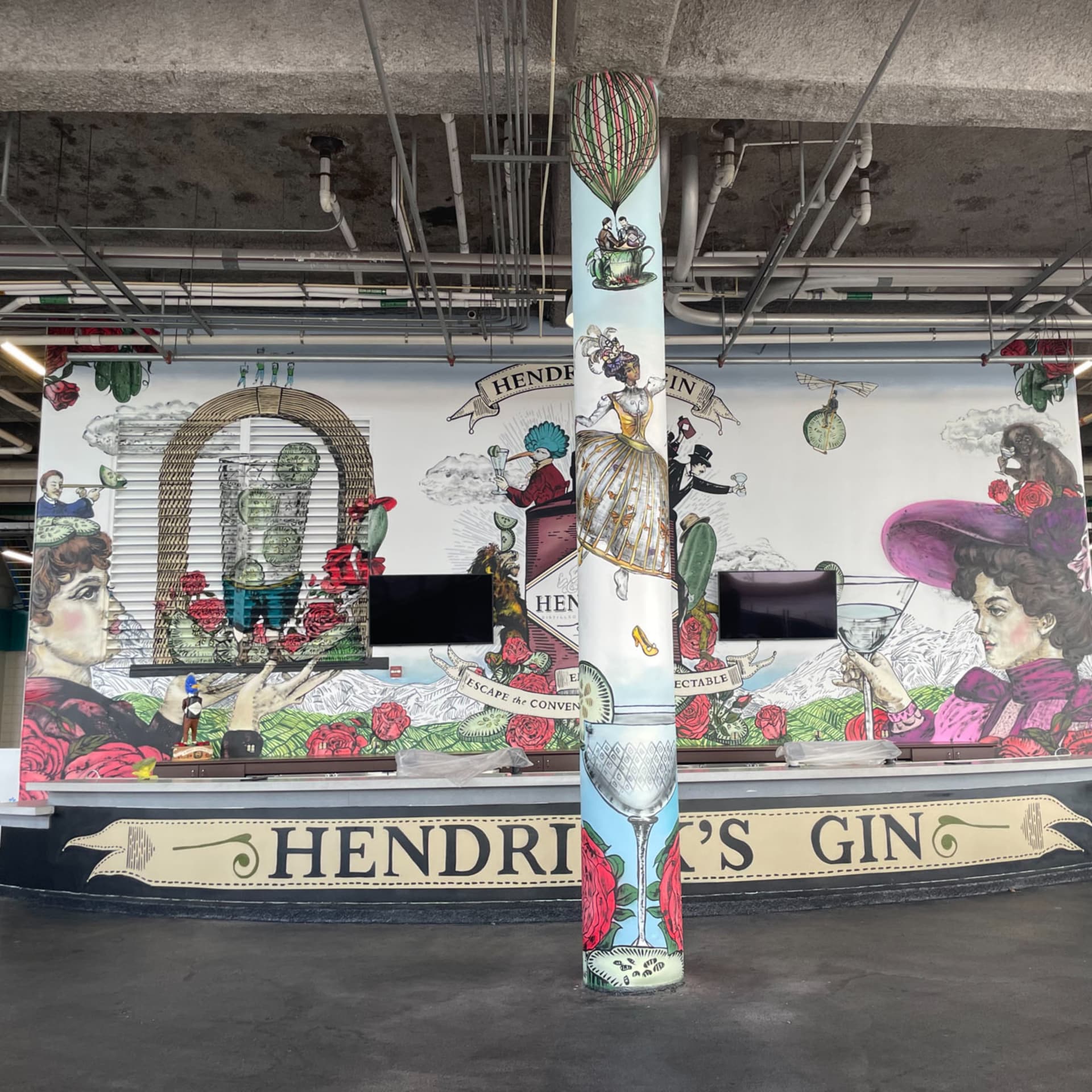 Hendricks Gin Bar detail
