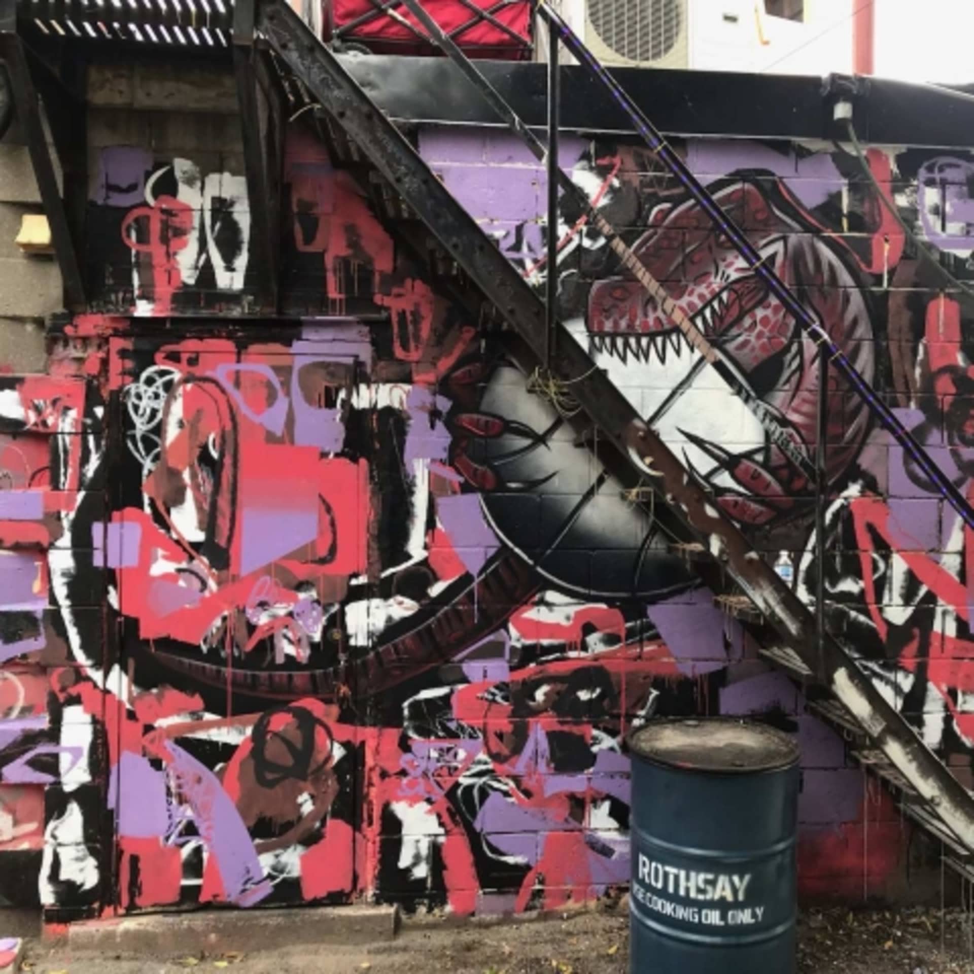 Urban Chaos: A Dance of Color and Form detail