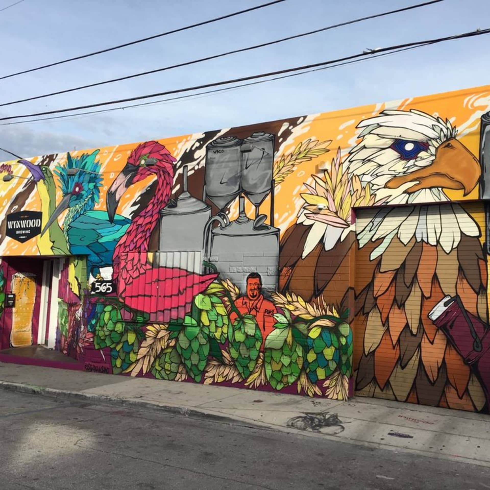 Wynwood Brewing Fachade detail
