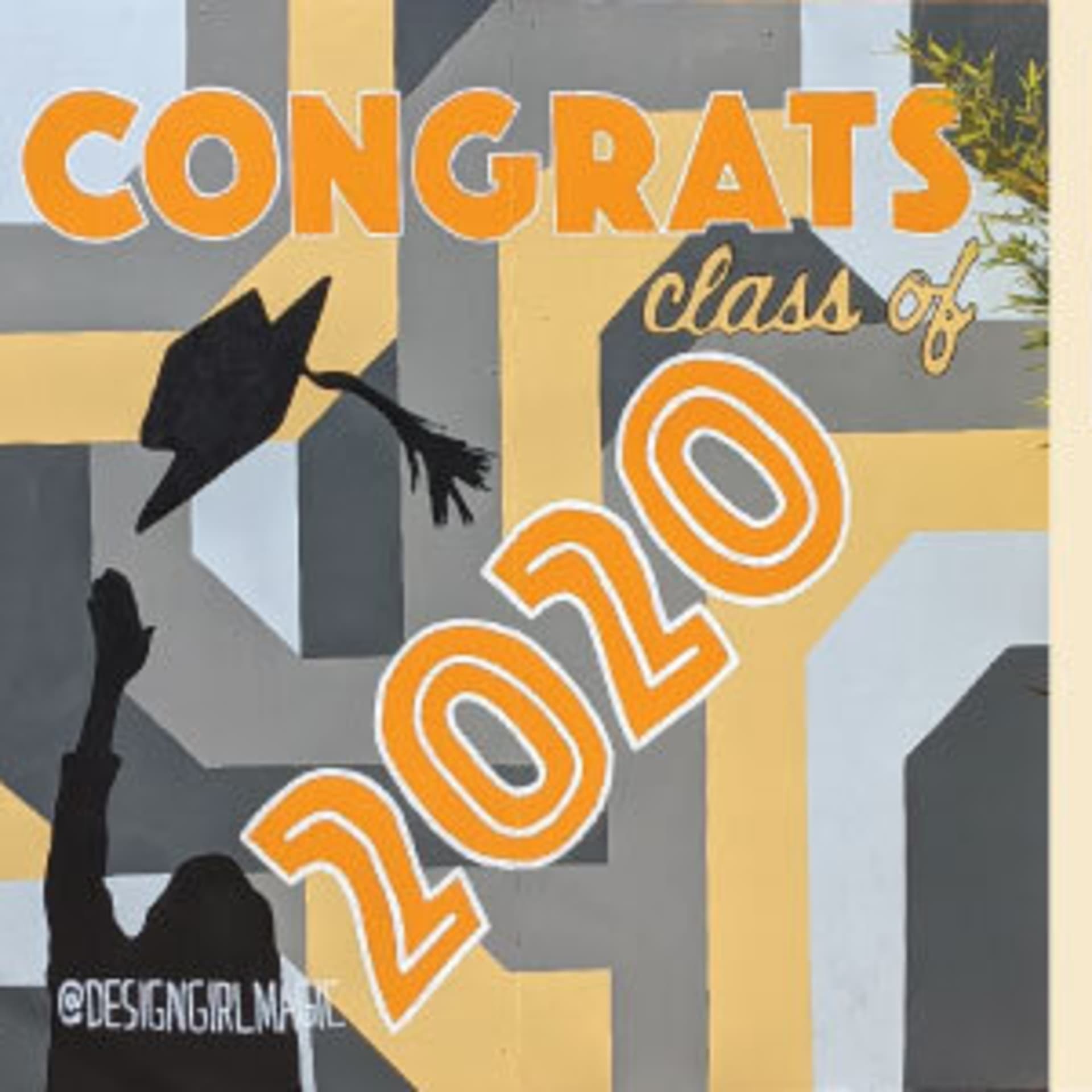 2020 Grads Mural detail