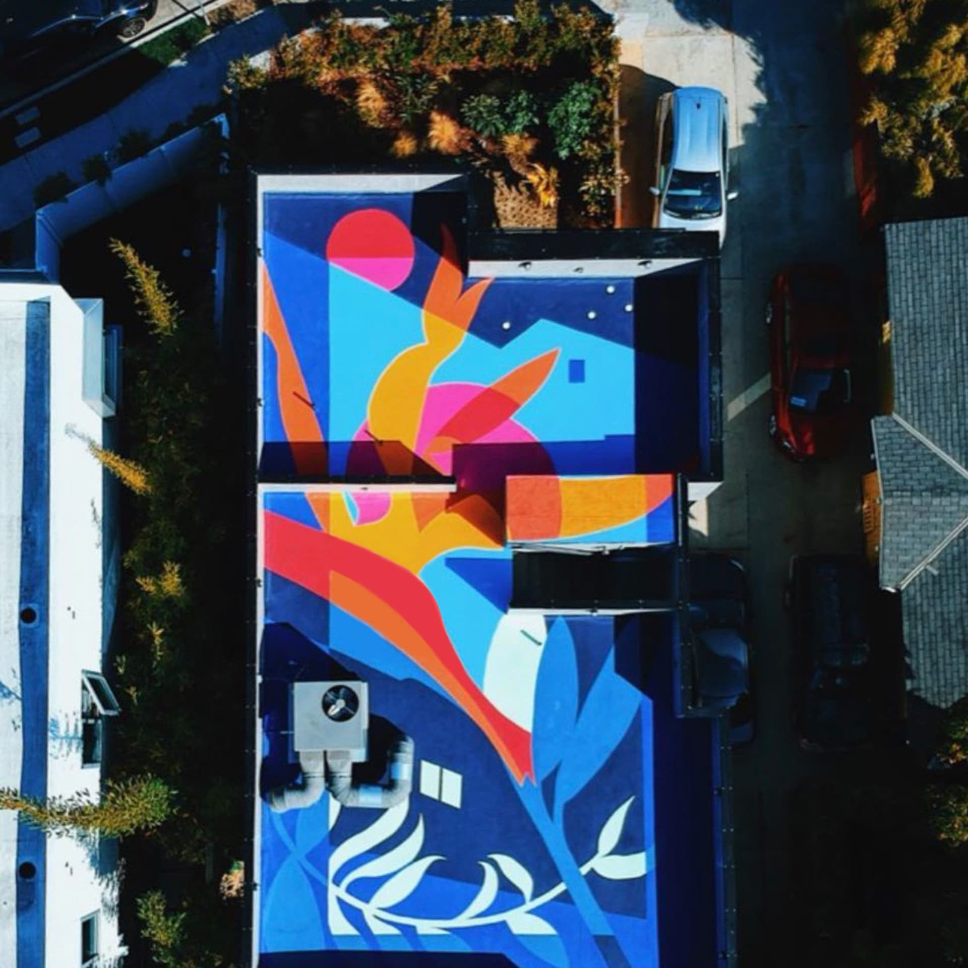Bird of Paradise Rooftop detail