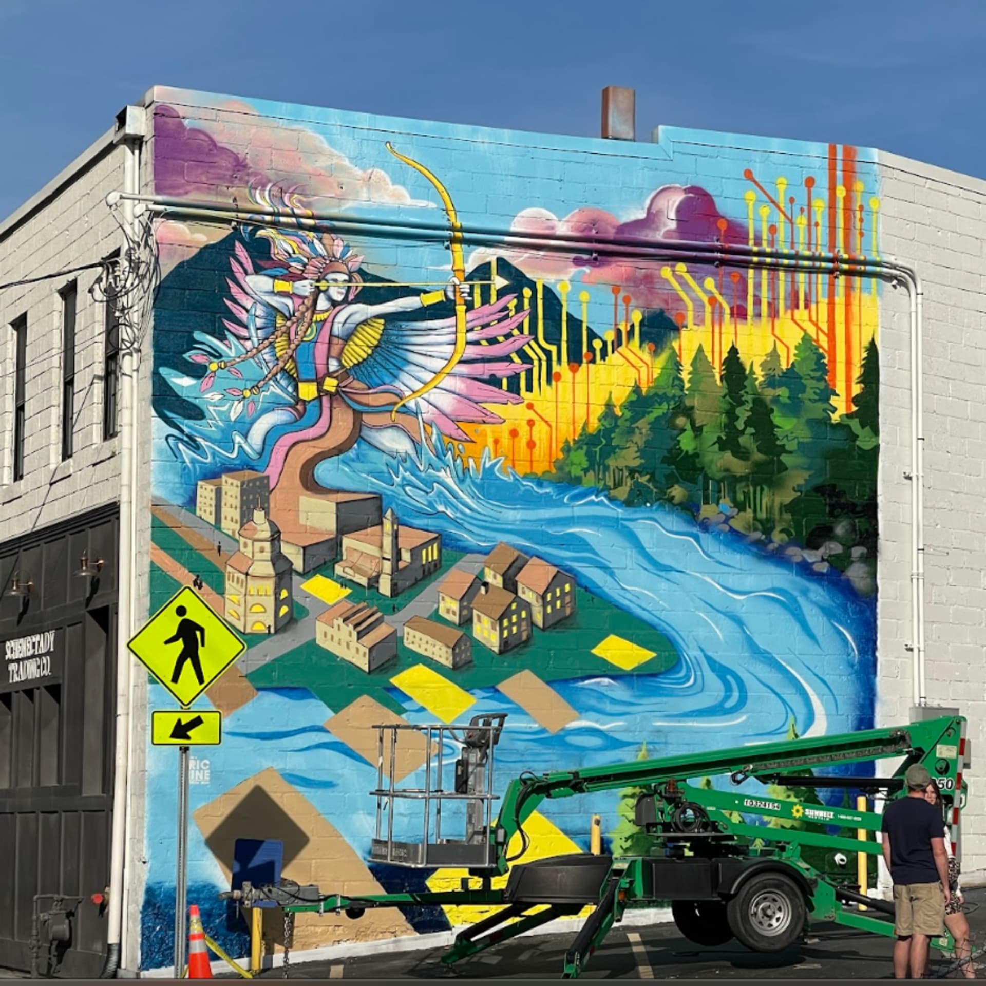 Harmony of Nature and Urban Spirit detail