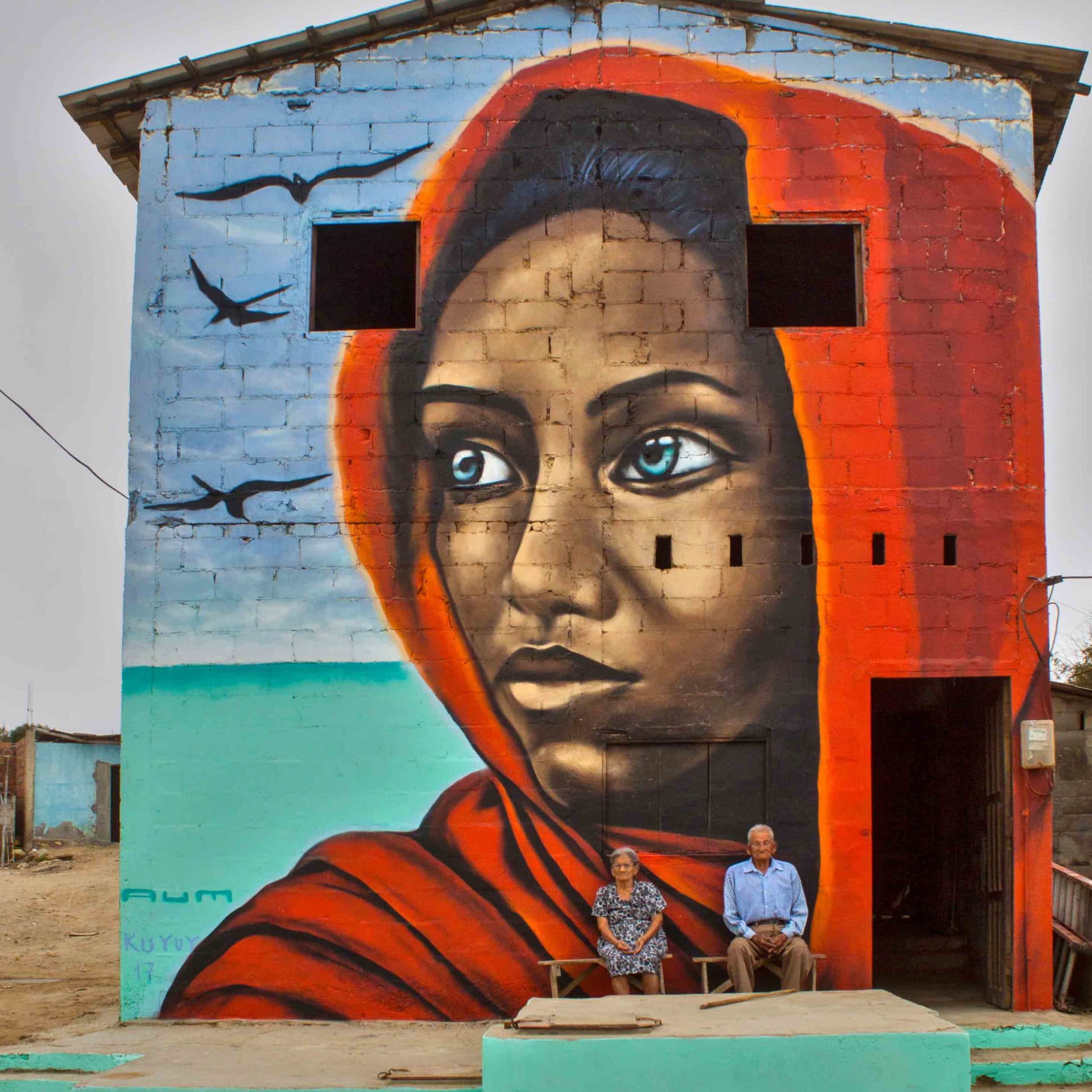 Eyes of Resilience and Hope detail
