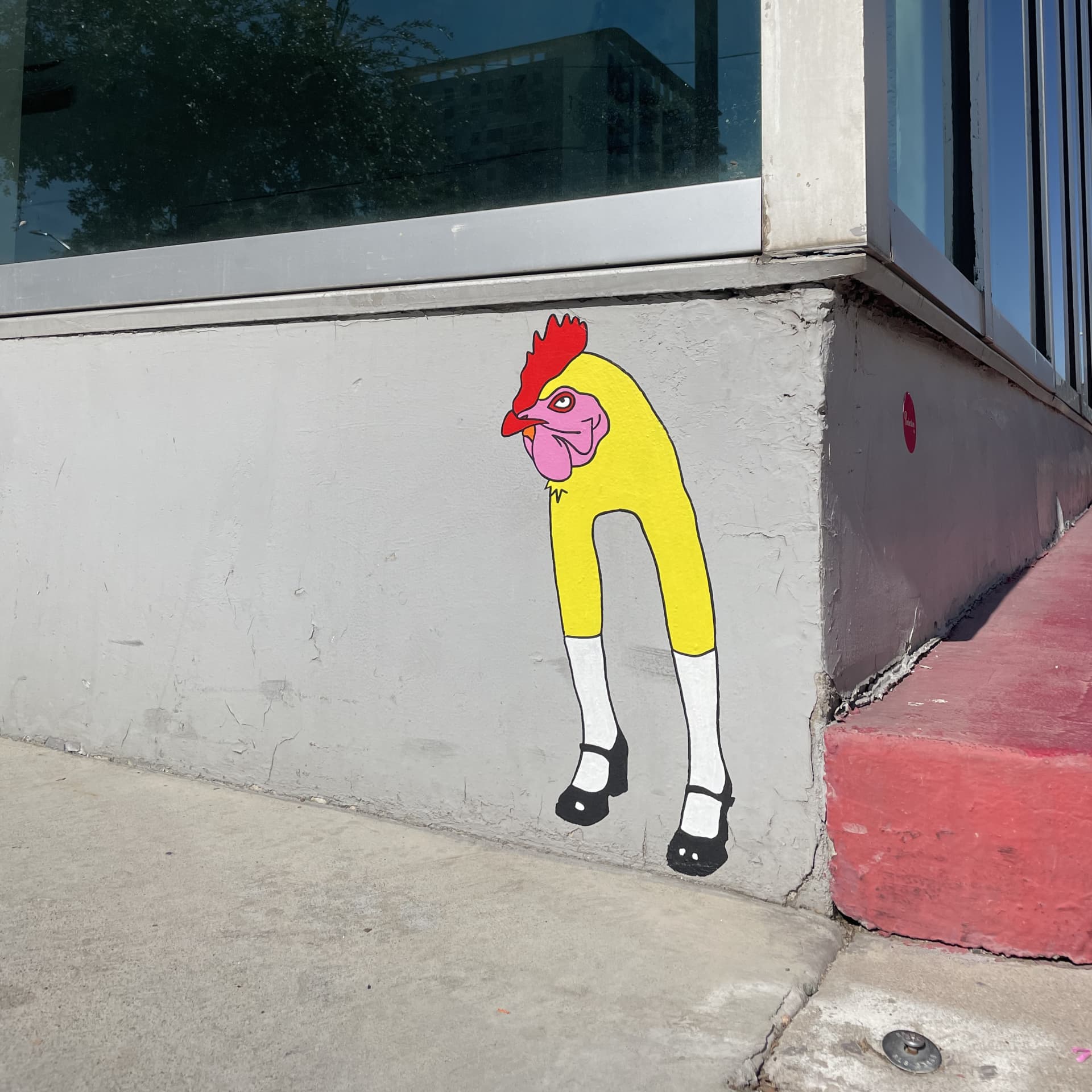 Chickens in Heels: A Playful Urban Encounter detail