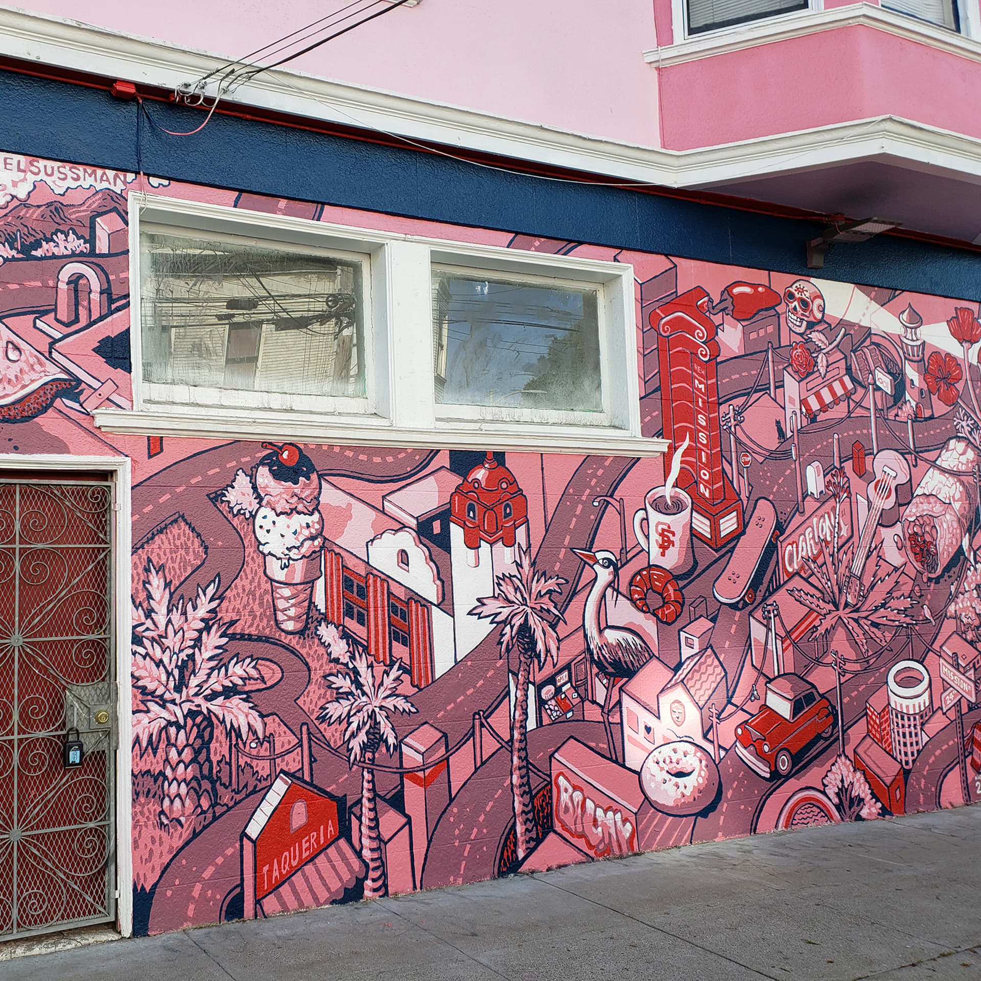 The Mission in Pink detail